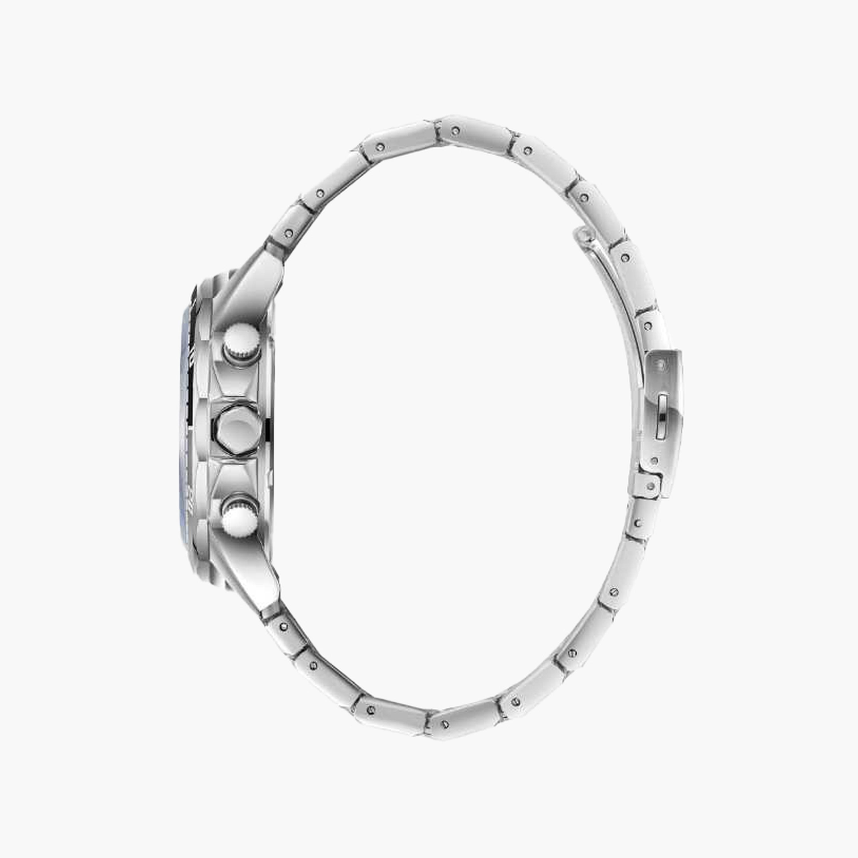 سلازنغر- ساعة رجالية كرونوغراف سوار معدني لون فضي-men-watchesandjewellery-watches-image-3