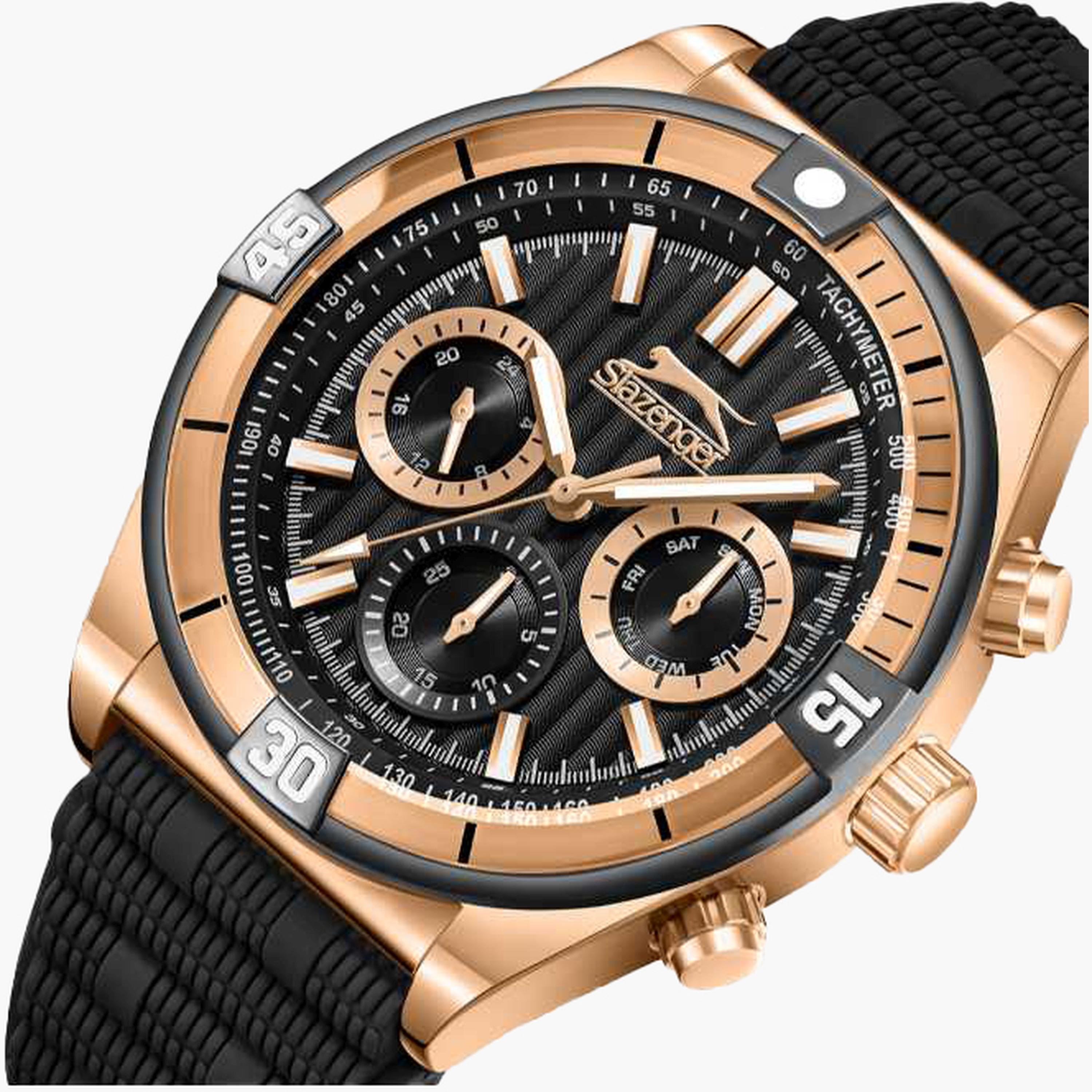 Slazenger Men's 44MM Black Chronograph Silicone Strap Watch | SL.9.2389.2.01-men-watchesandjewellery-watches-image-6