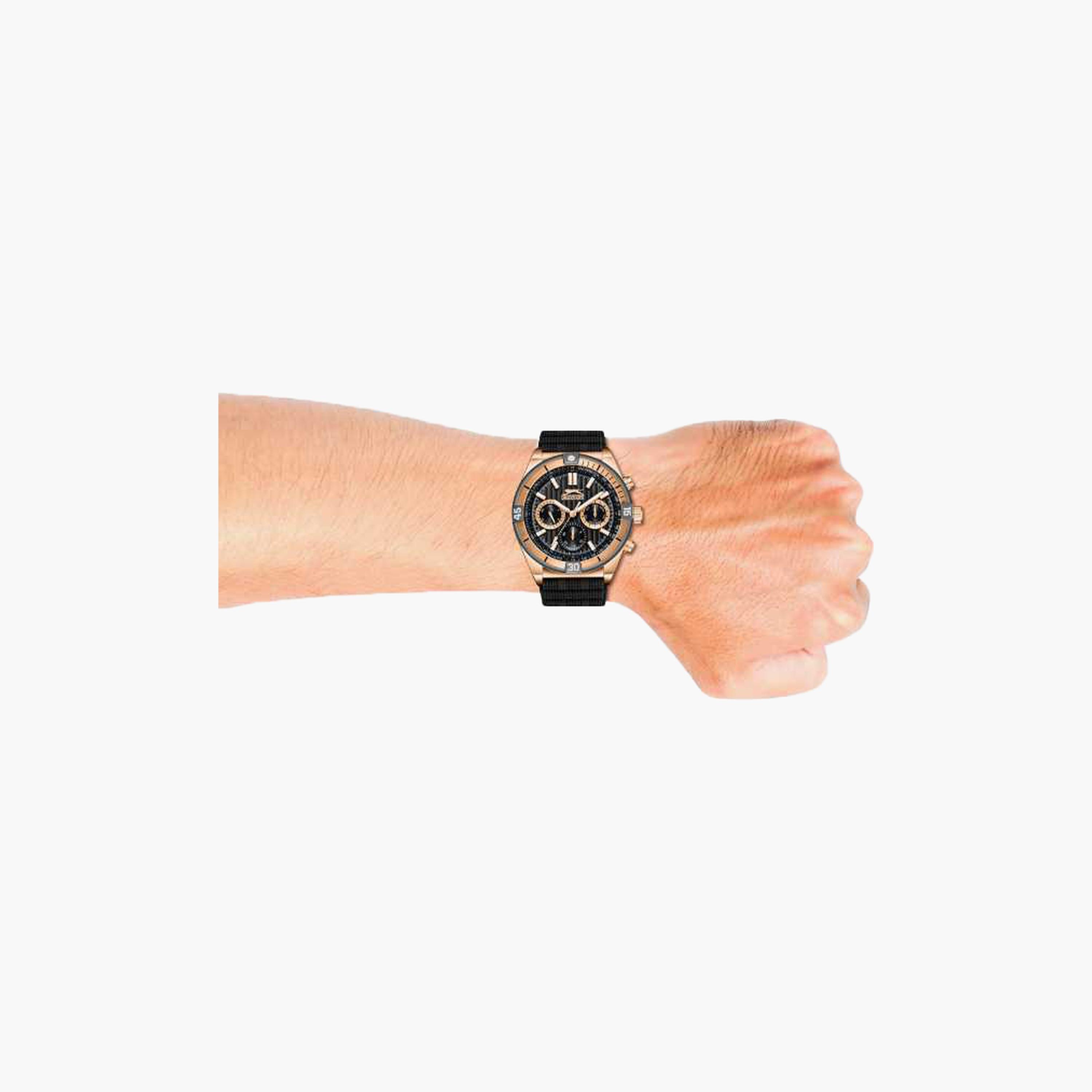 Slazenger Men's 44MM Black Chronograph Silicone Strap Watch | SL.9.2389.2.01-men-watchesandjewellery-watches-image-8