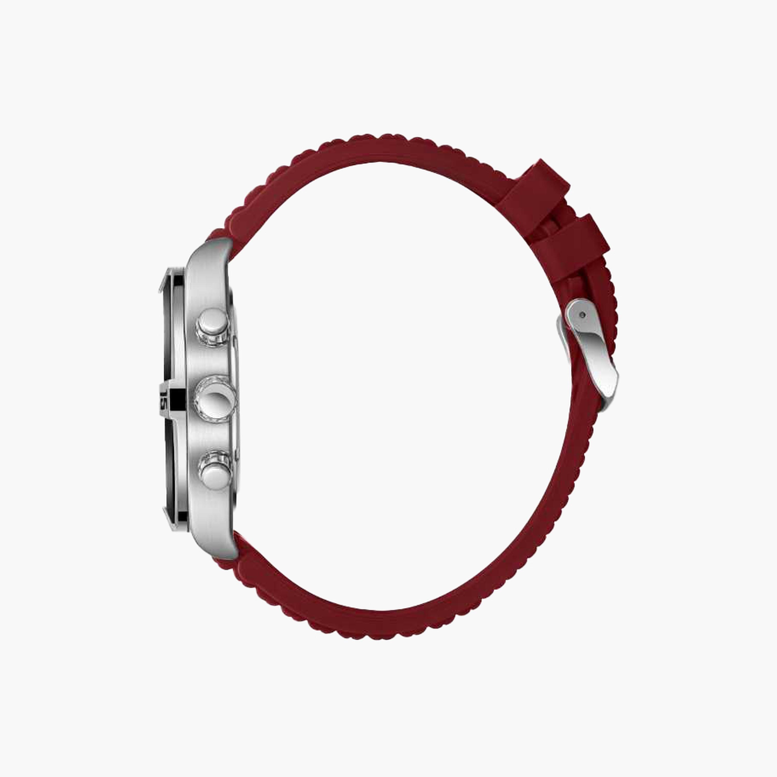 Slazenger Men's 44MM Red Chronograph Silicone Strap Watch | SL.9.2389.2.05-men-watchesandjewellery-watches-image-3