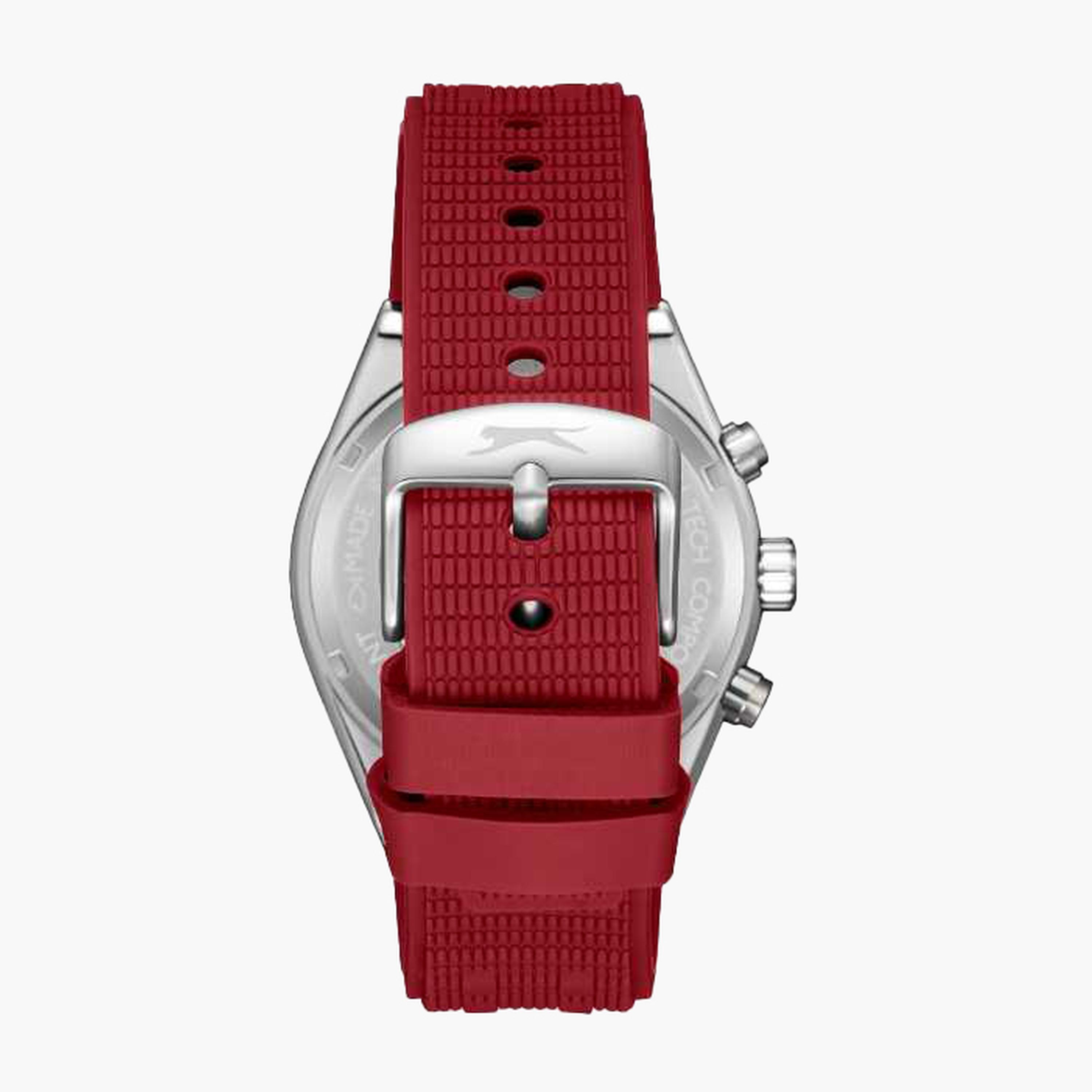 Slazenger Men's 44MM Red Chronograph Silicone Strap Watch | SL.9.2389.2.05-men-watchesandjewellery-watches-image-4