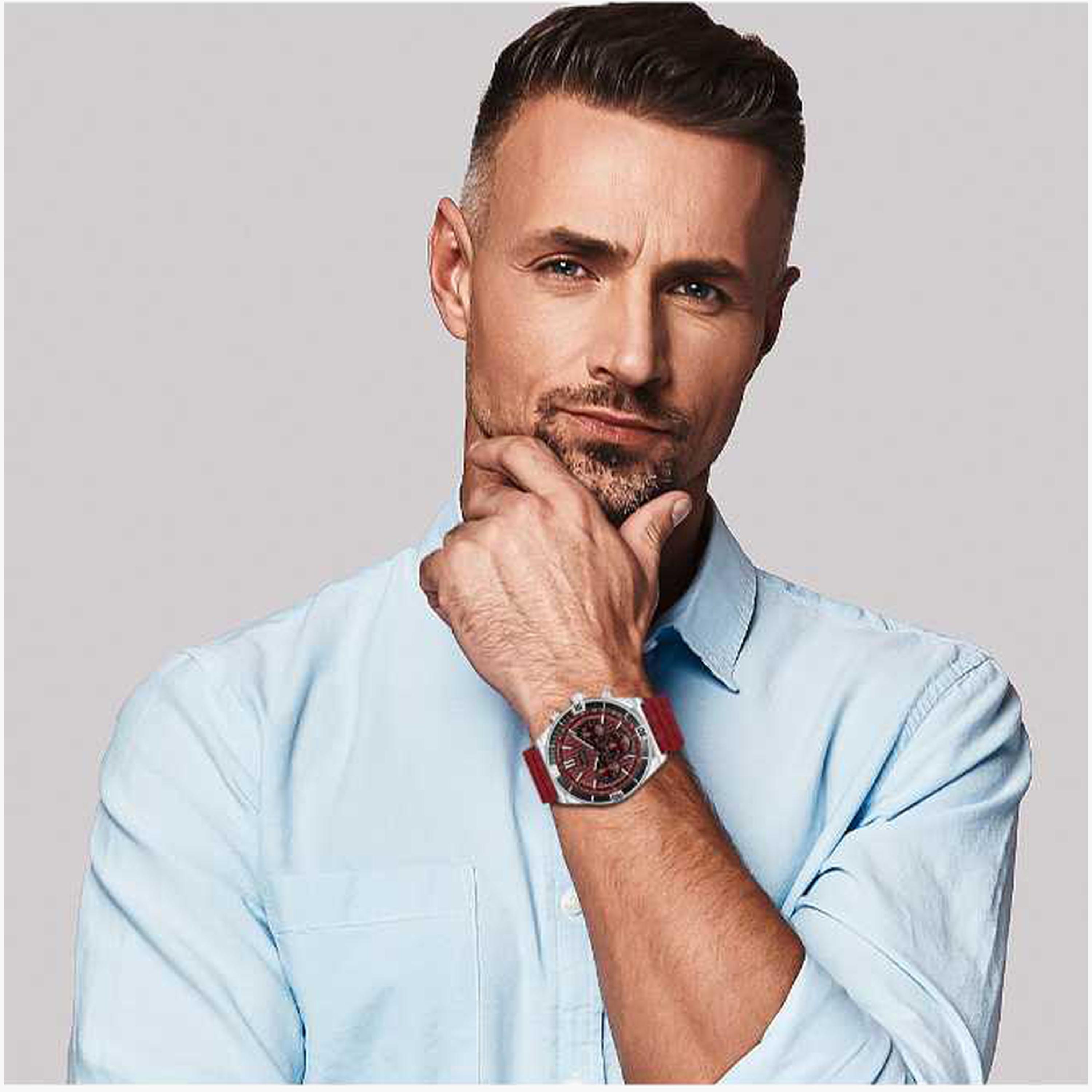 Slazenger Men's 44MM Red Chronograph Silicone Strap Watch | SL.9.2389.2.05-men-watchesandjewellery-watches-image-7