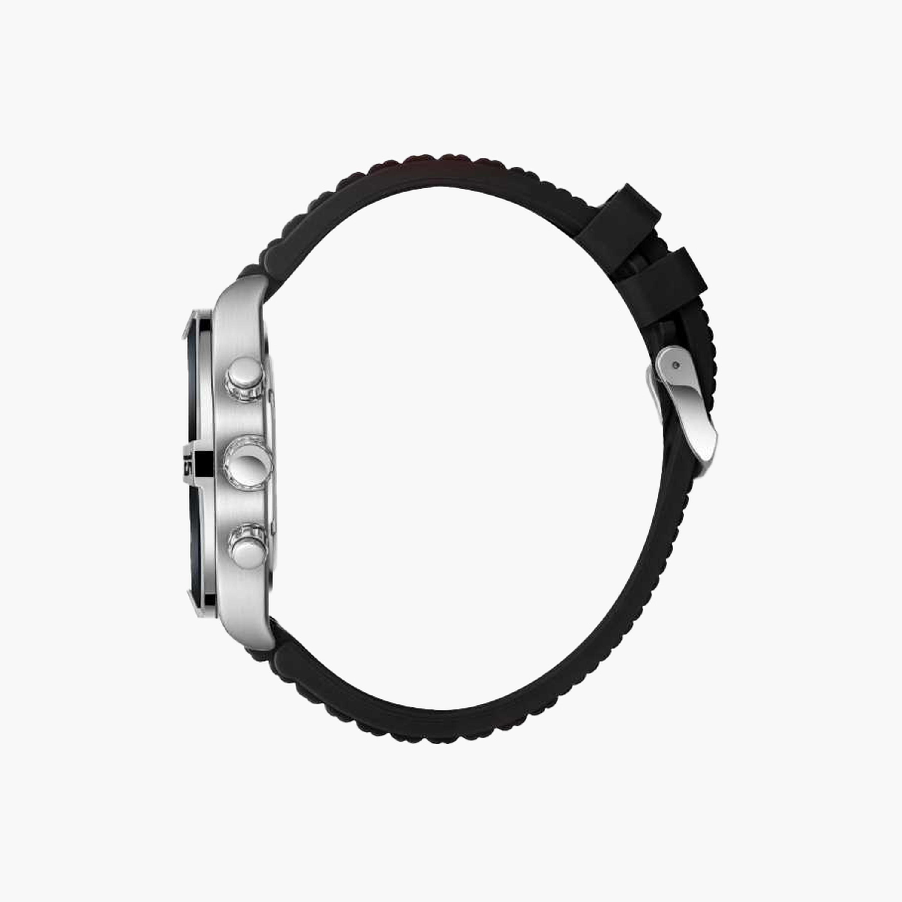 Slazenger Men's 44MM Black Chronograph Silicone Strap Watch | SL.9.2389.2.08-men-watchesandjewellery-watches-image-3