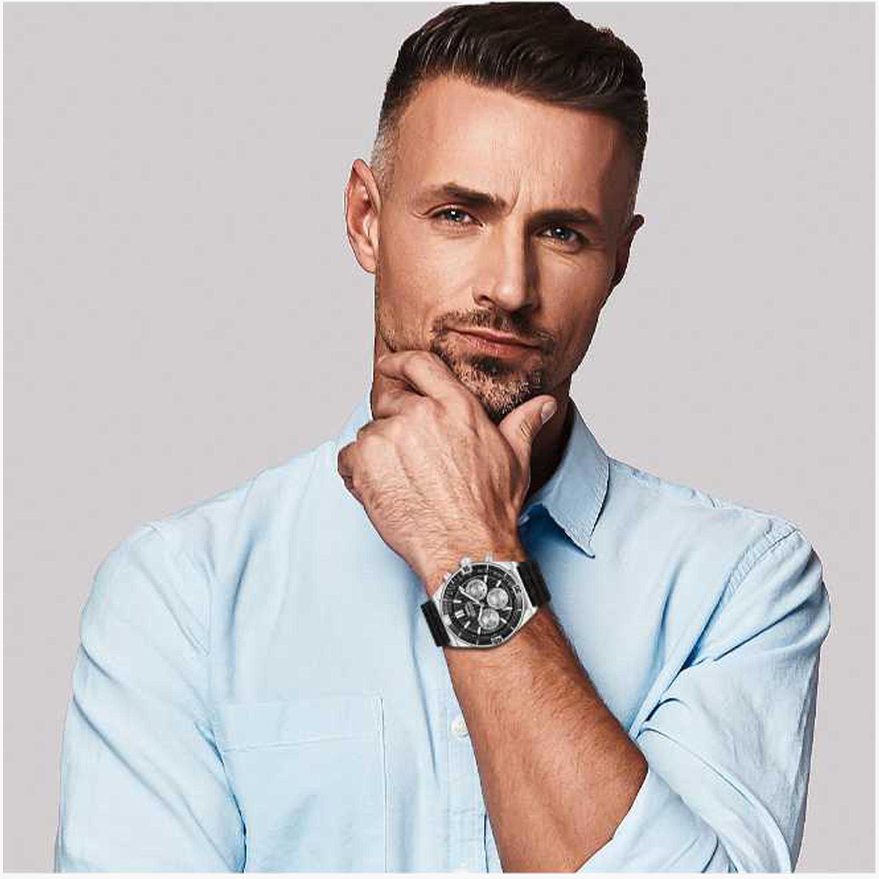 Slazenger Men's 44MM Black Chronograph Silicone Strap Watch | SL.9.2389.2.08-men-watchesandjewellery-watches-image-7