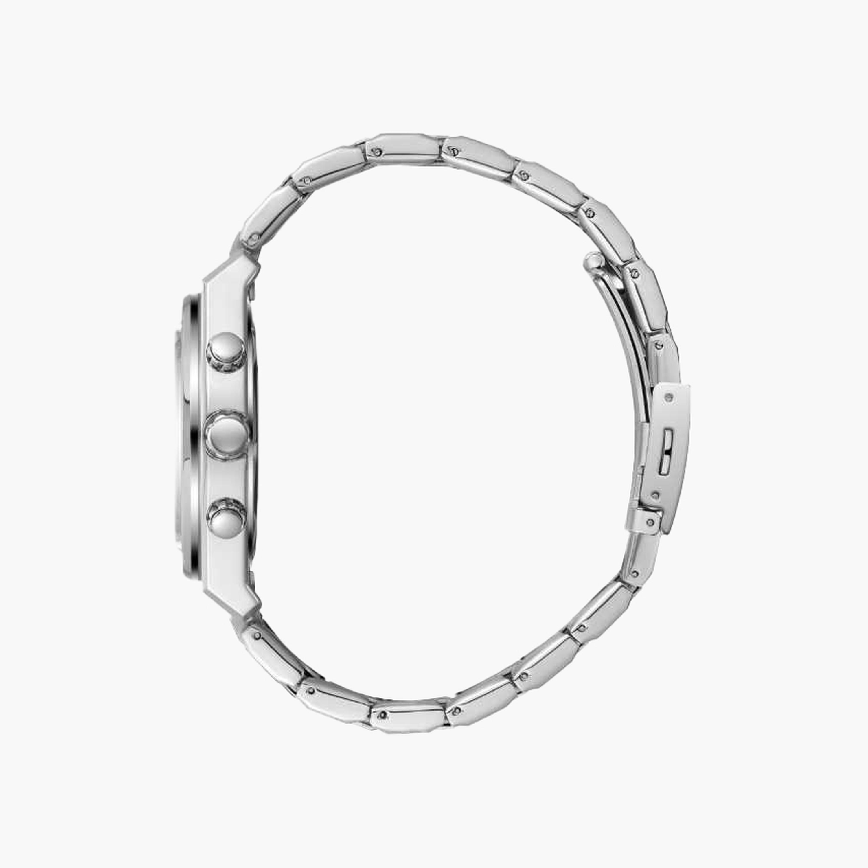 Slazenger Men's 43MM Silver Chronograph Metal Strap Watch | SL.9.2394.2.01-men-watchesandjewellery-watches-image-3