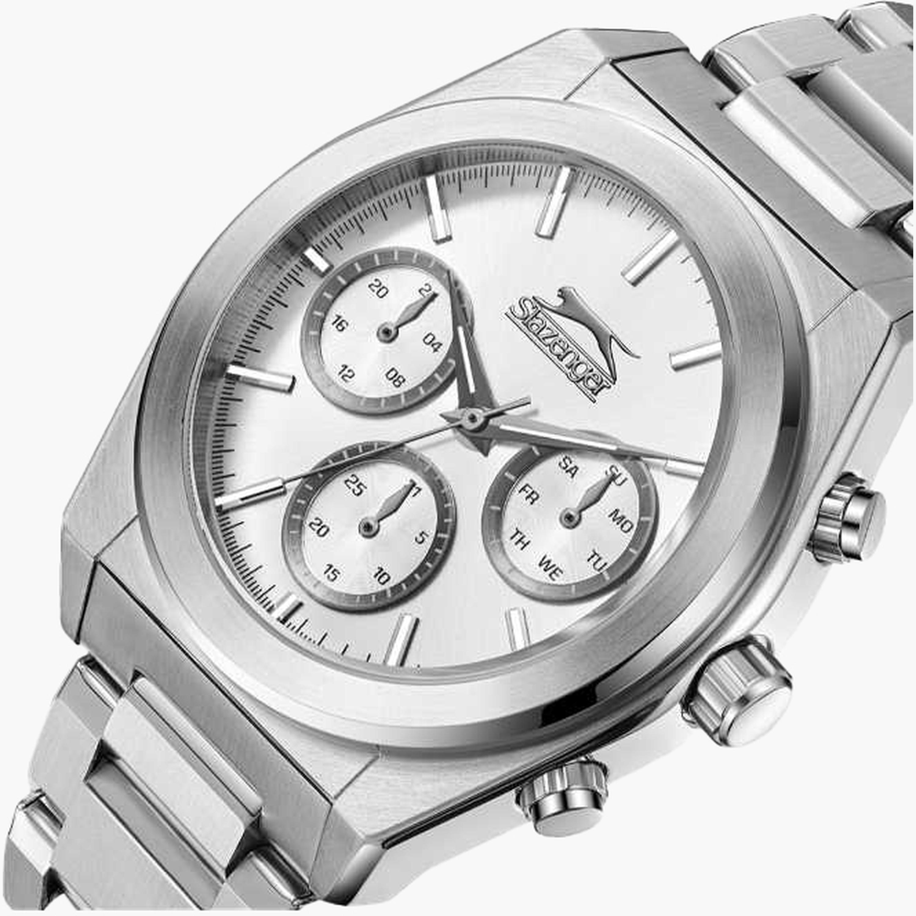 Slazenger Men's 43MM Silver Chronograph Metal Strap Watch | SL.9.2394.2.01-men-watchesandjewellery-watches-image-6