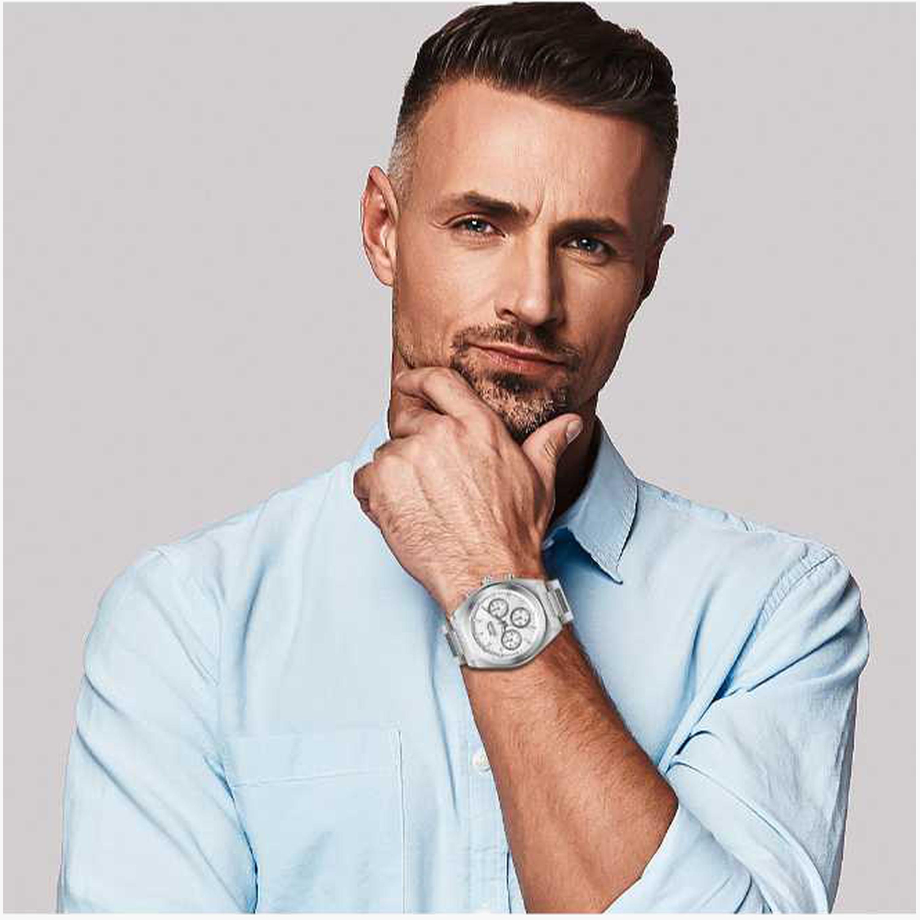 Slazenger Men's 43MM Silver Chronograph Metal Strap Watch | SL.9.2394.2.01-men-watchesandjewellery-watches-image-7