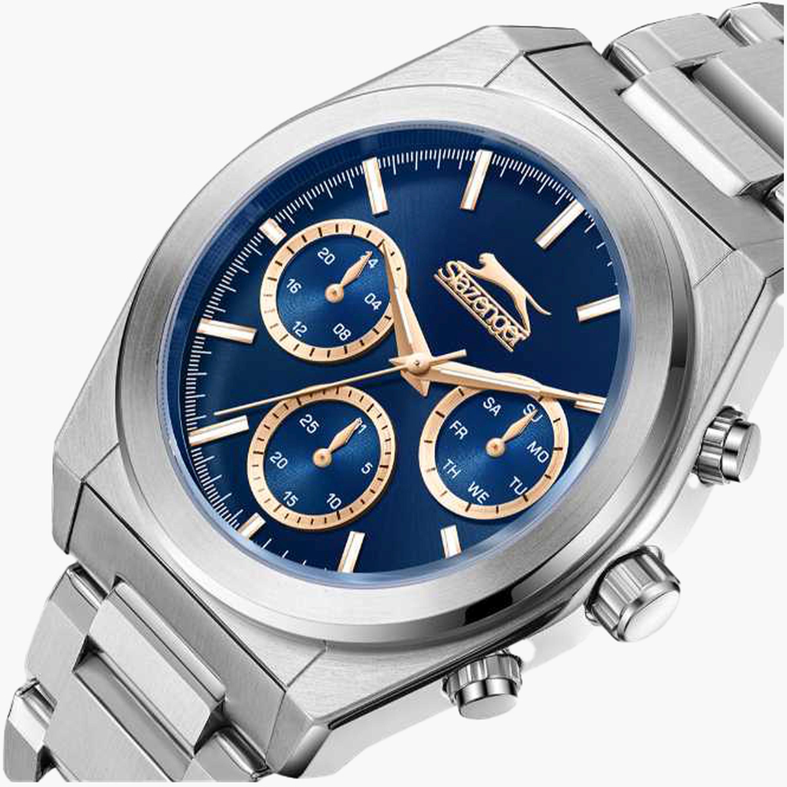 Slazenger Men's 43MM Silver Chronograph Metal Strap Watch | SL.9.2394.2.05-men-watchesandjewellery-watches-image-6