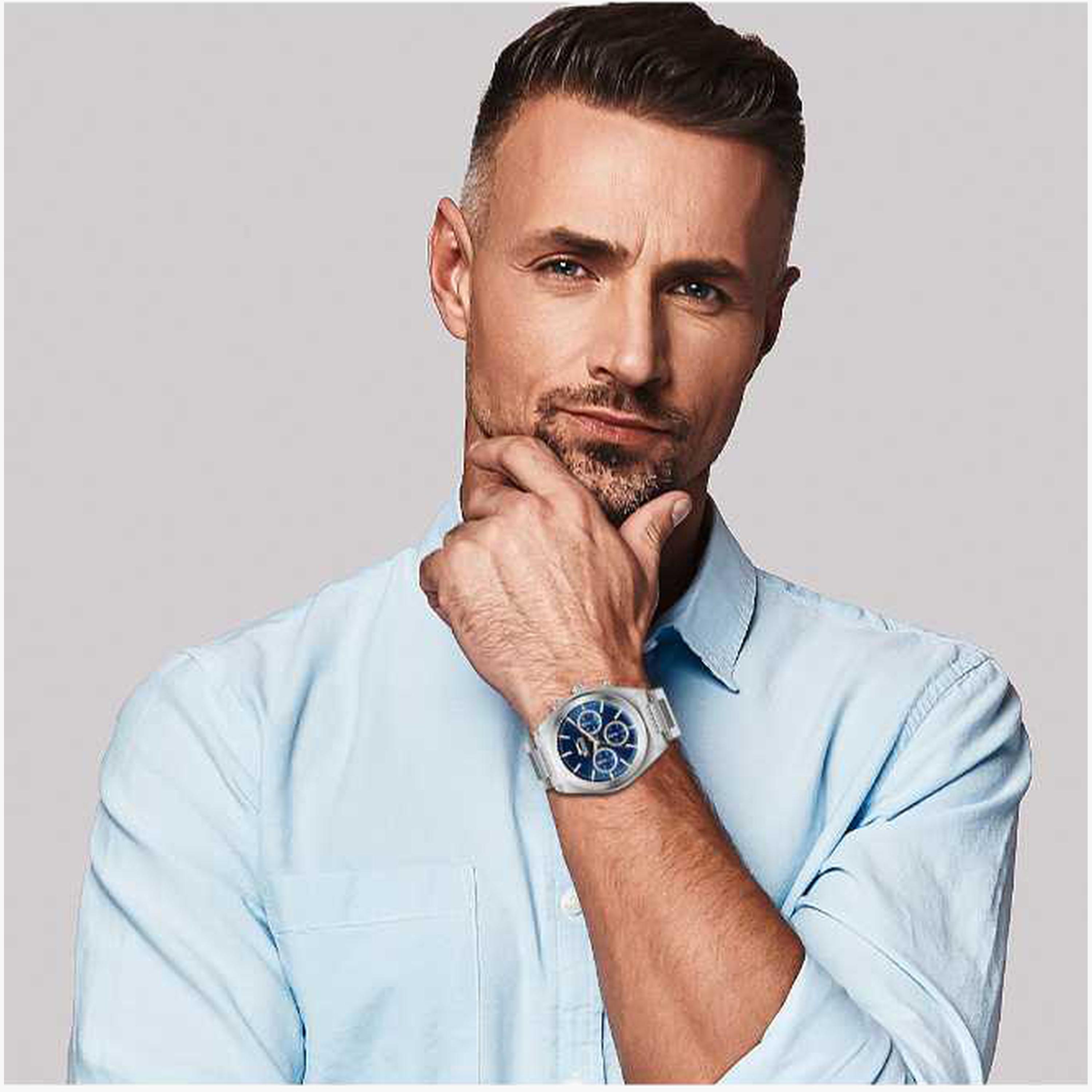 Slazenger Men's 43MM Silver Chronograph Metal Strap Watch | SL.9.2394.2.05-men-watchesandjewellery-watches-image-7