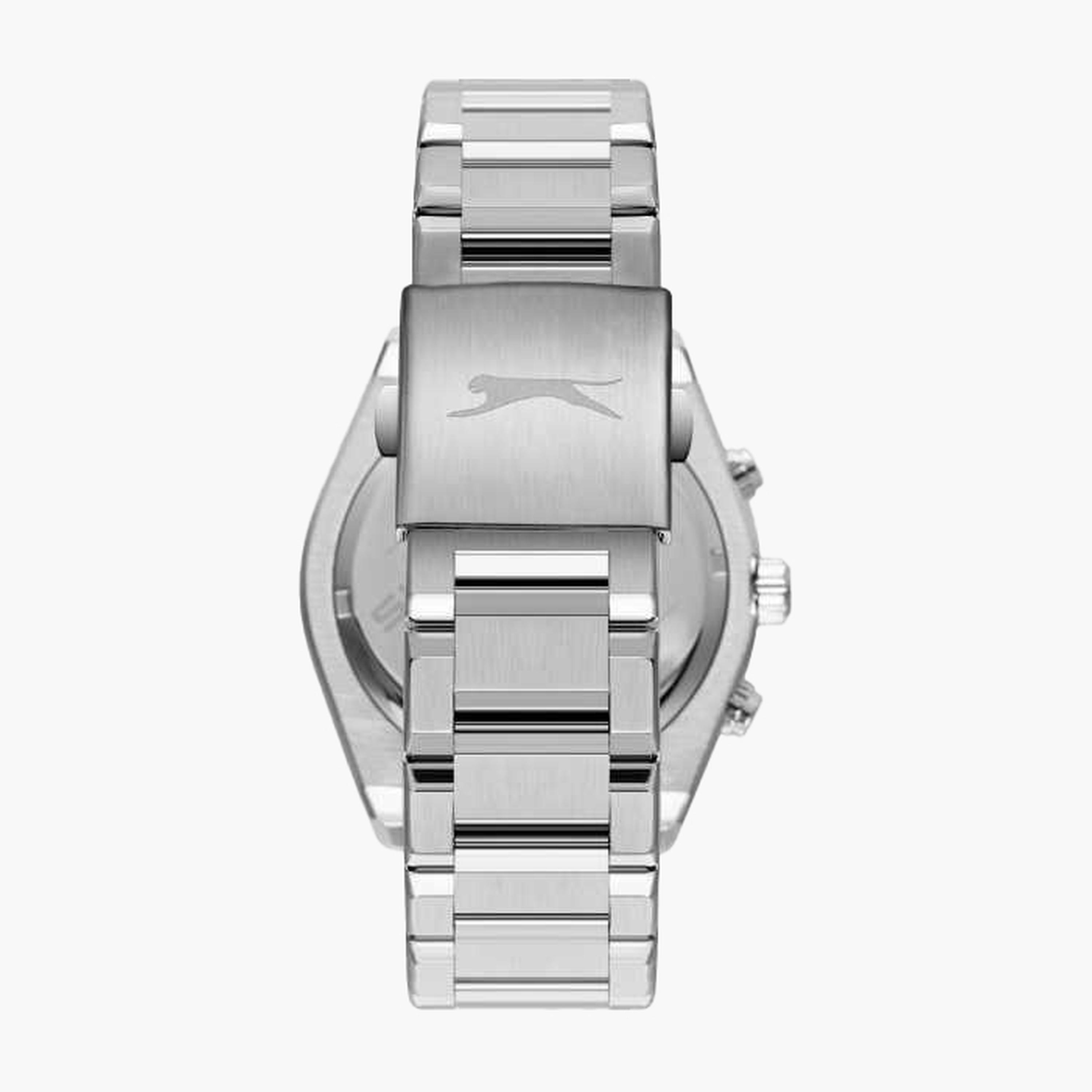 Slazenger Men's 43MM Silver Chronograph Metal Strap Watch | SL.9.2394.2.08-men-watchesandjewellery-watches-image-2