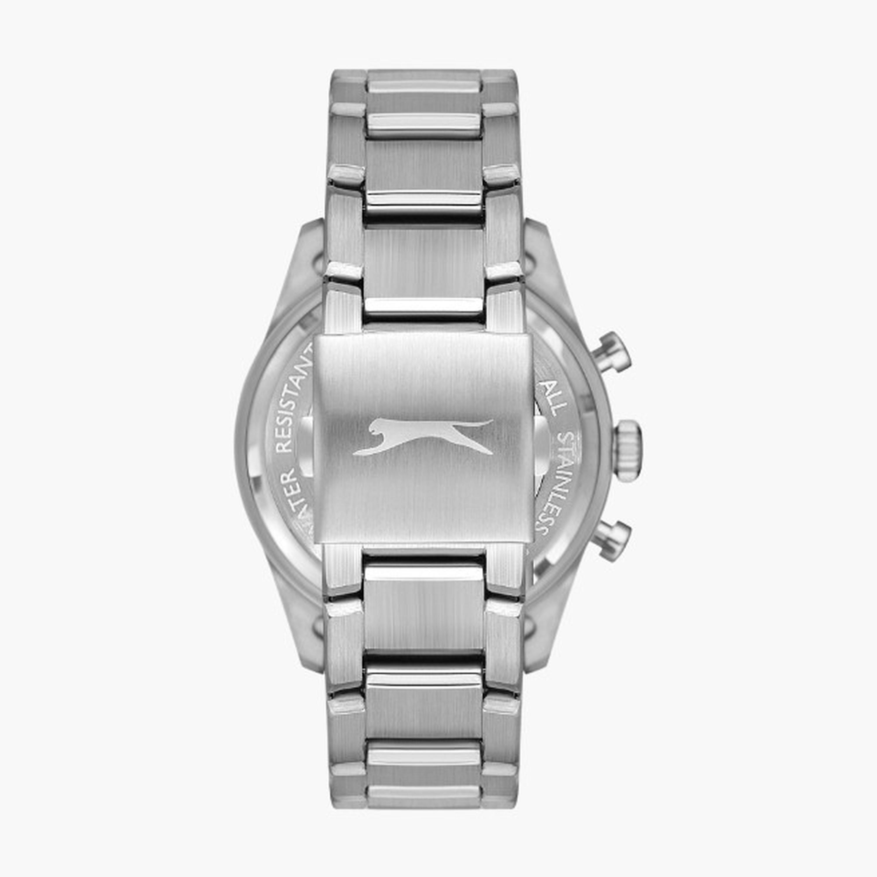 Slazenger Men's 44MM Silver Chronograph Metal Strap Watch | SL.9.2399.2.01-men-watchesandjewellery-watches-image-3