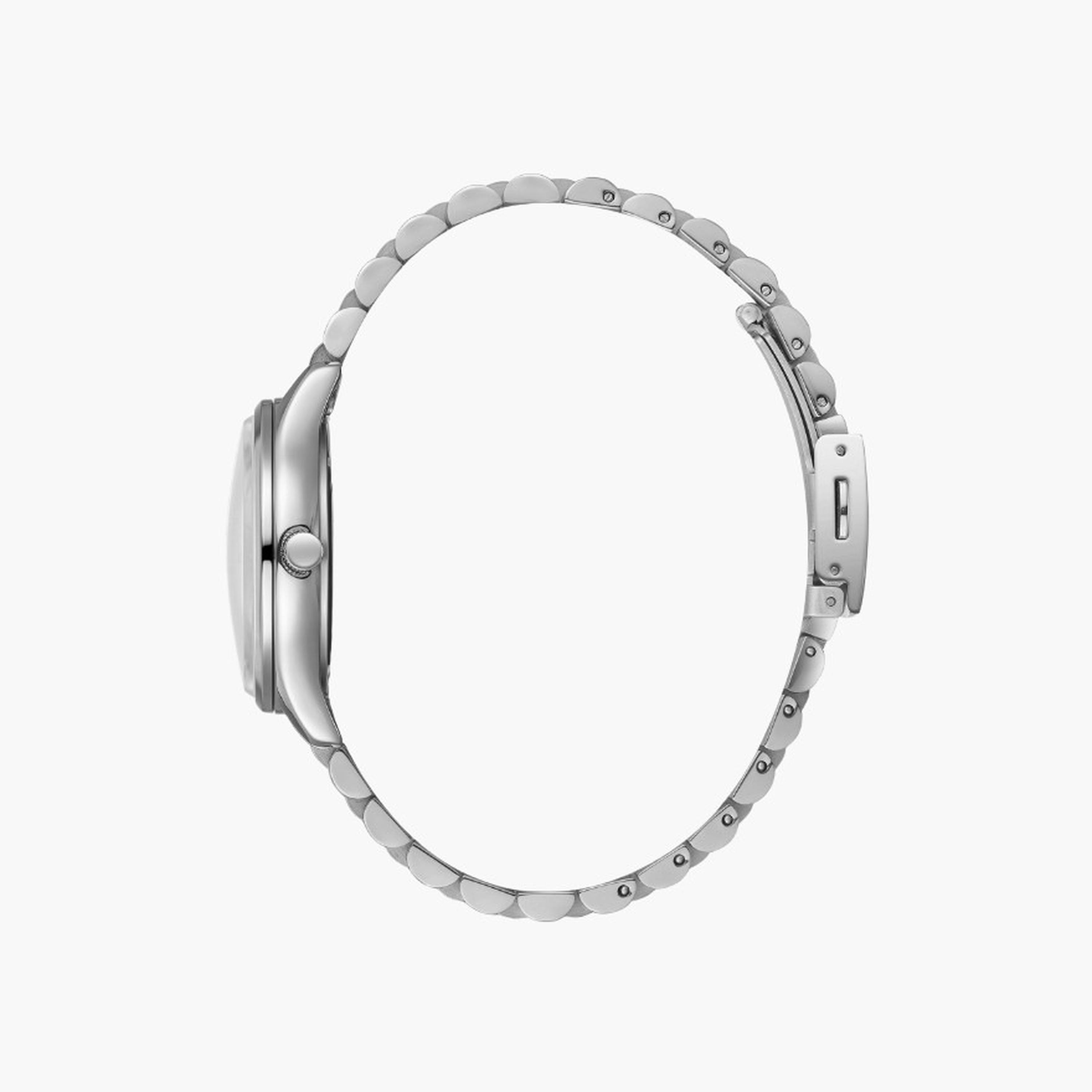 سلازنغر- ساعة نسائية 34 مم كرونوغراف سوار معدني لون فضي-women-watchesandjewellery-watches-image-3