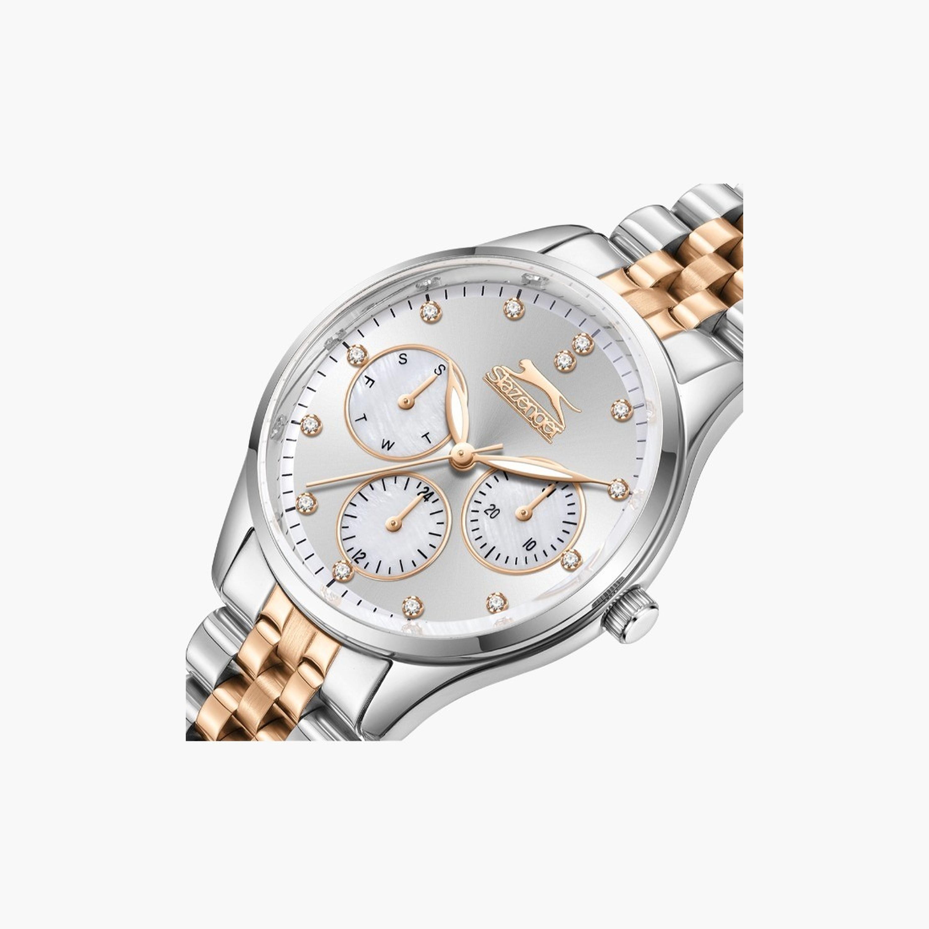 Slazenger Women's 34MM Multicolour Chronograph Metal Strap Watch | SL.9.2404.4.02-women-watchesandjewellery-watches-image-6