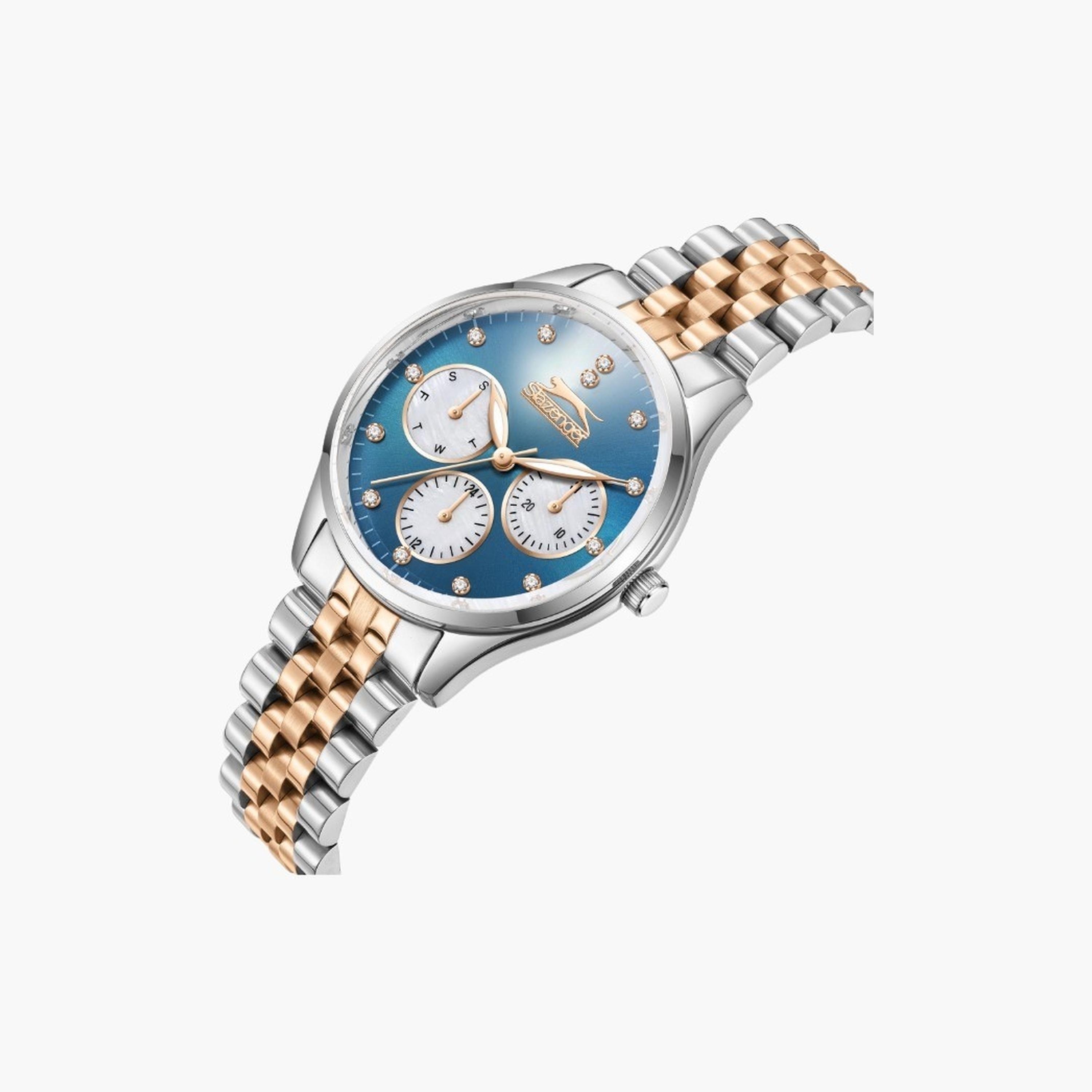 Slazenger Women's 34MM Multicolour Chronograph Metal Strap Watch | SL.9.2404.4.06-women-watchesandjewellery-watches-image-4