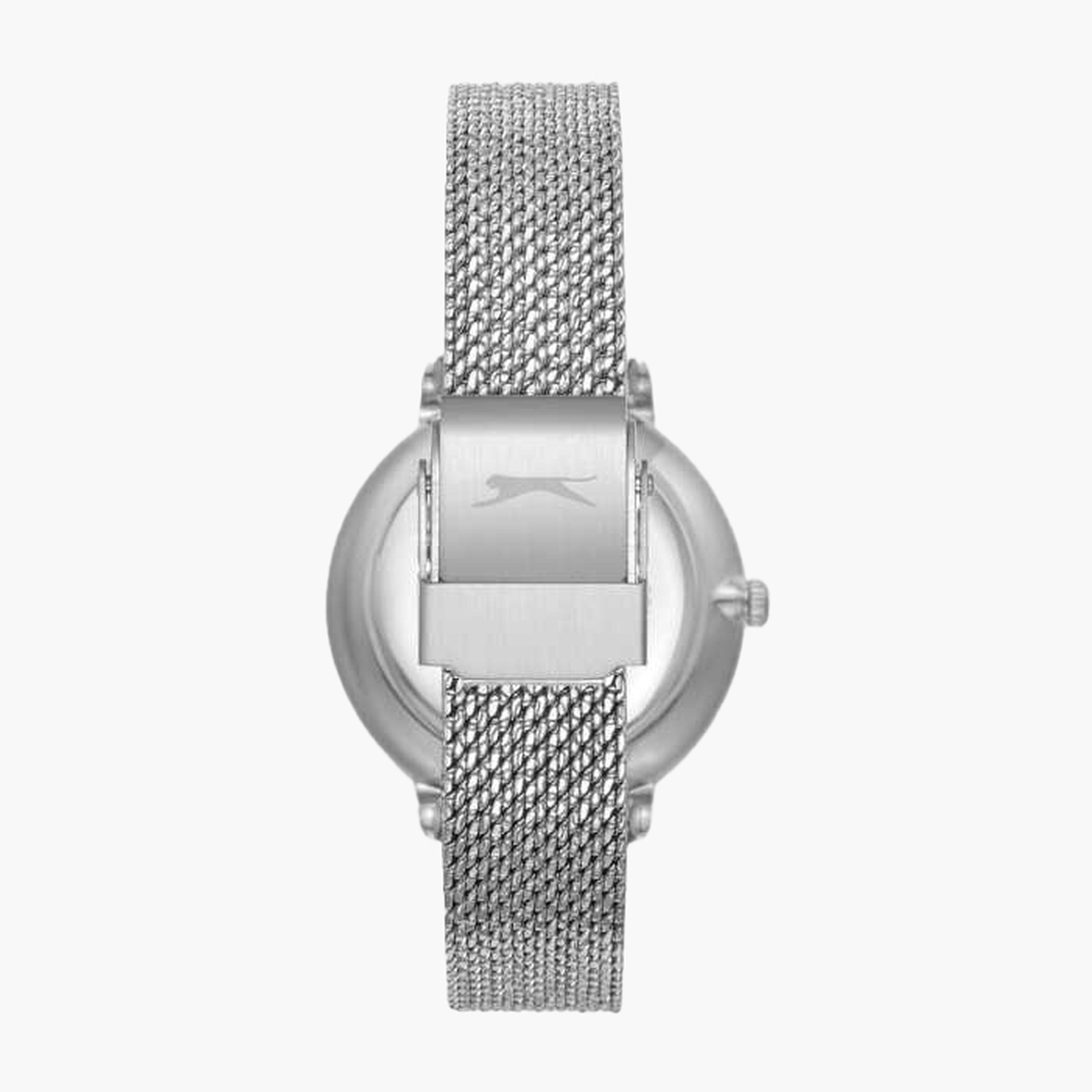 سلازنغر- ساعة نسائية 32 مم تناظرية سوار شبكي لون بندقي-women-watchesandjewellery-watches-image-4