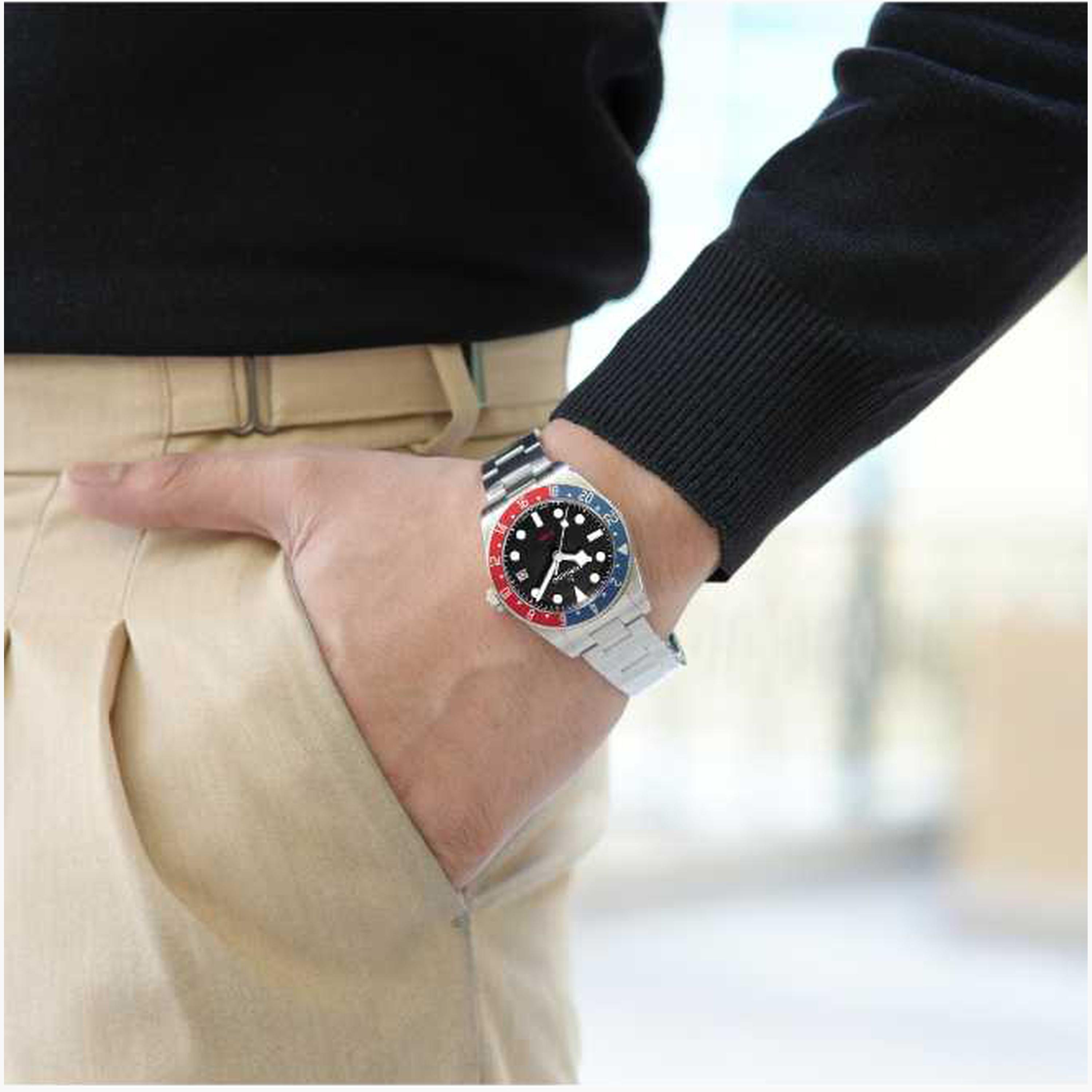 Tornado Men's 40MM Silver Analog Stainless Steel Strap Watch | T24006-A-men-watchesandjewellery-watches-image-5