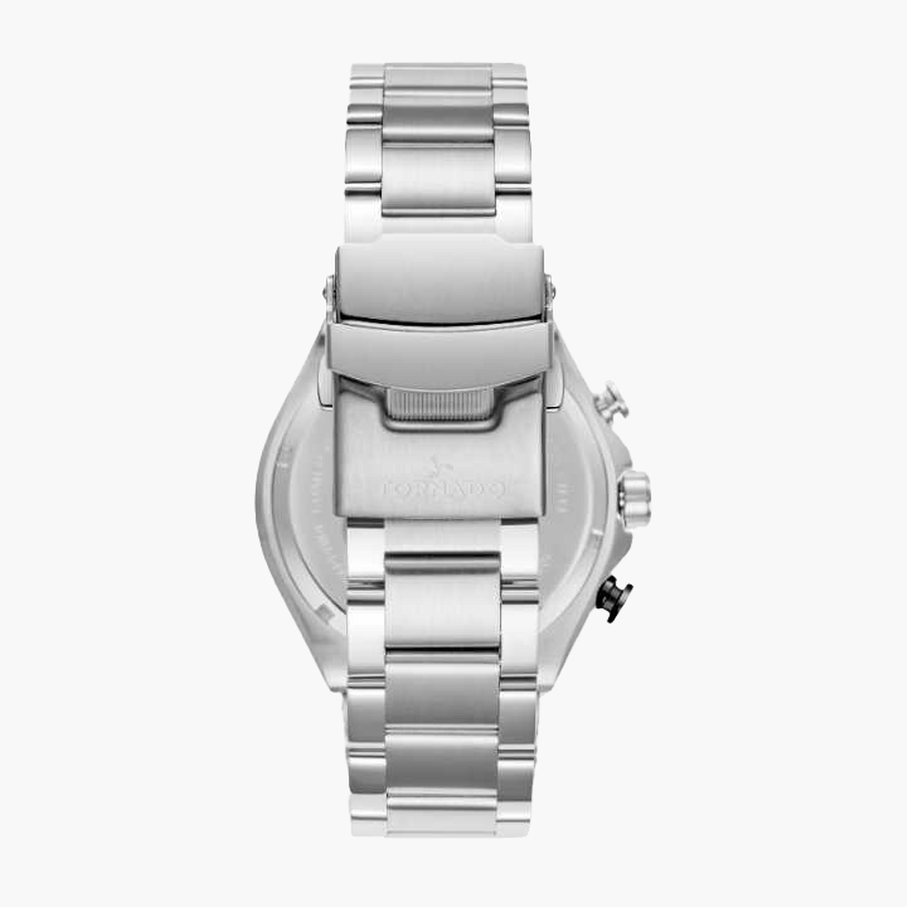 Tornado Men's 45MM Silver Chronograph Stainless Steel Strap Watch | T24104-SBSB-men-watchesandjewellery-watches-image-3
