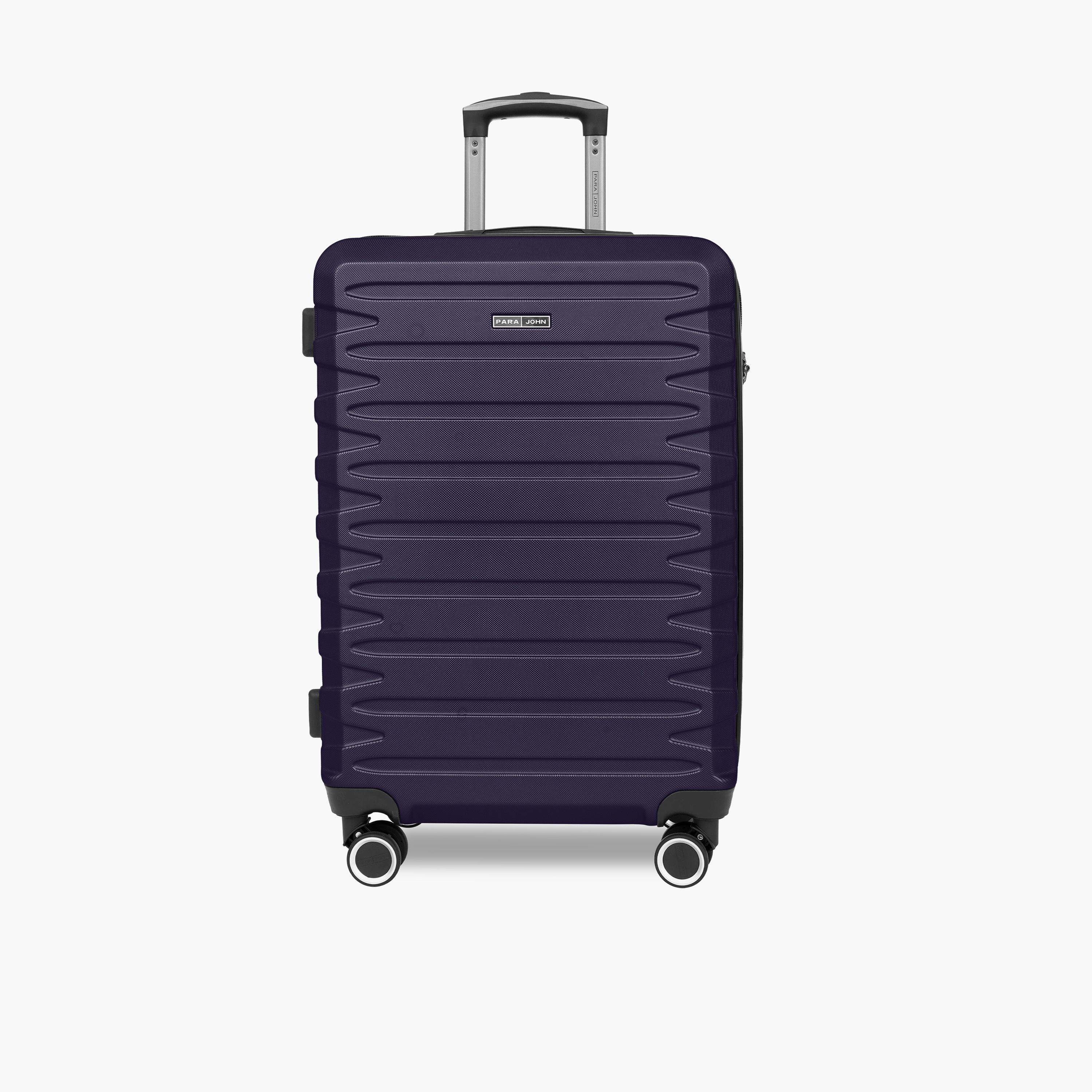 Para John Streamline Set of 3 ABS Hard Sided 4-Wheeler Spinner Trolley Bag with Combination Lock-travel-luggagesandbags-luggage-image-2