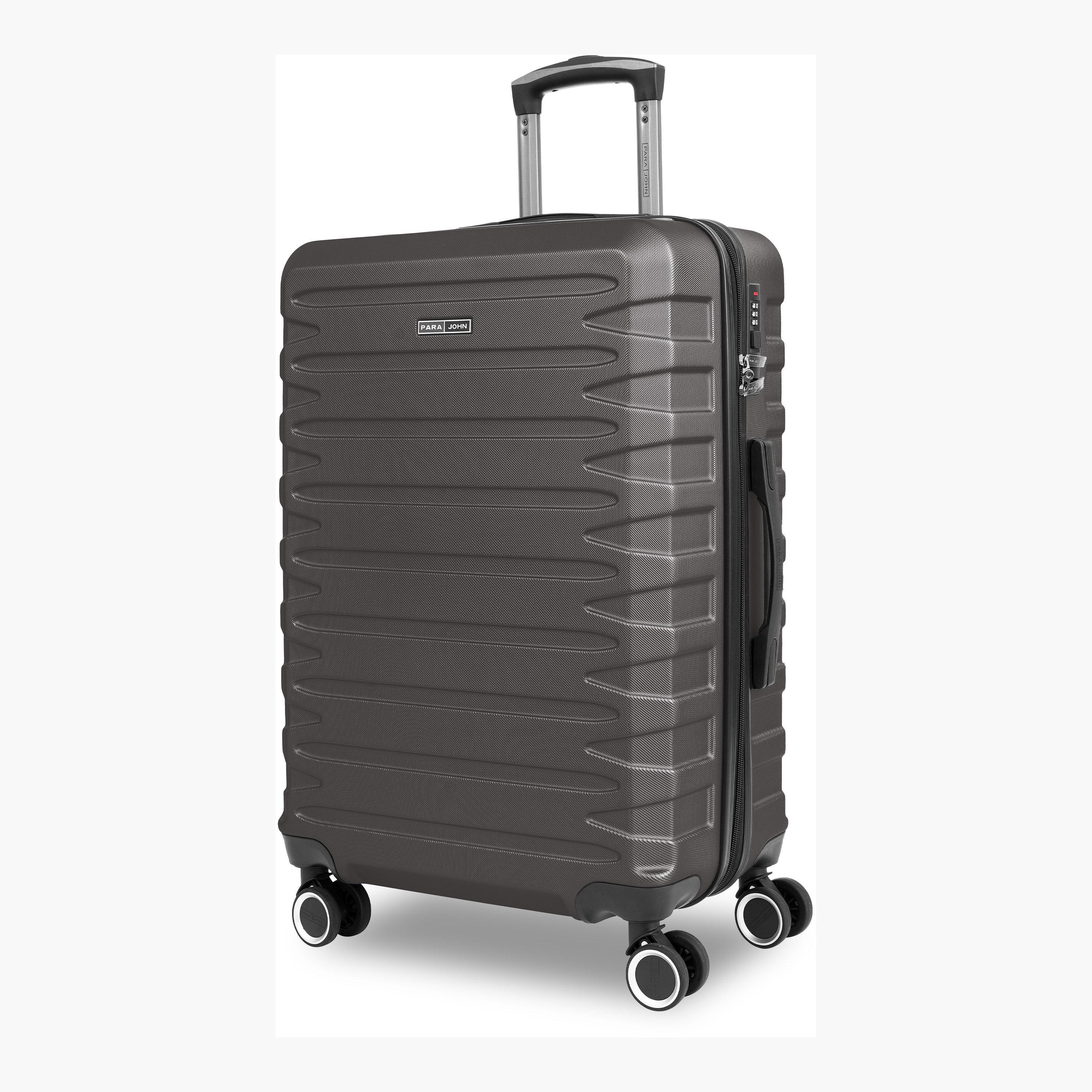 Para John Streamline Set of 3 ABS Hard Sided 4-Wheeler Spinner Trolley Bag with Combination Lock-travel-luggagesandbags-luggage-image-4