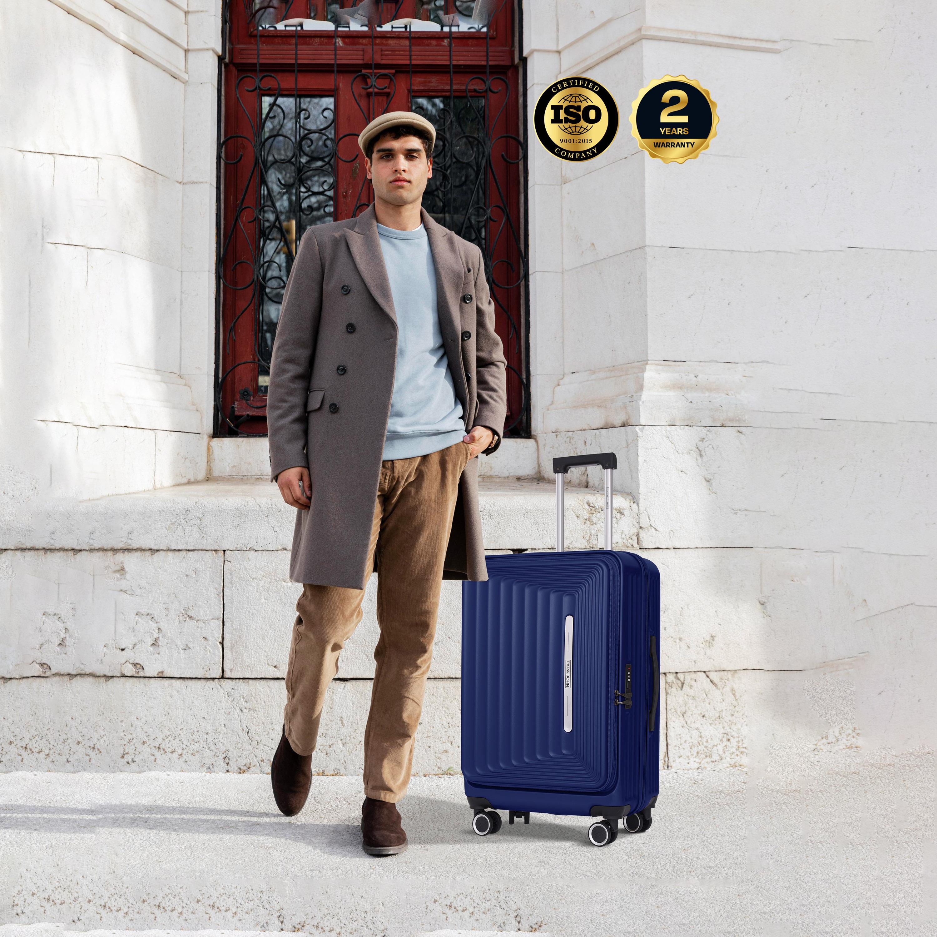 Para John Rocklite Set of 3 ABS Hard Sided 4-Wheeler Spinner Trolley Bag with Combination Lock-travel-luggagesandbags-luggage-image-7