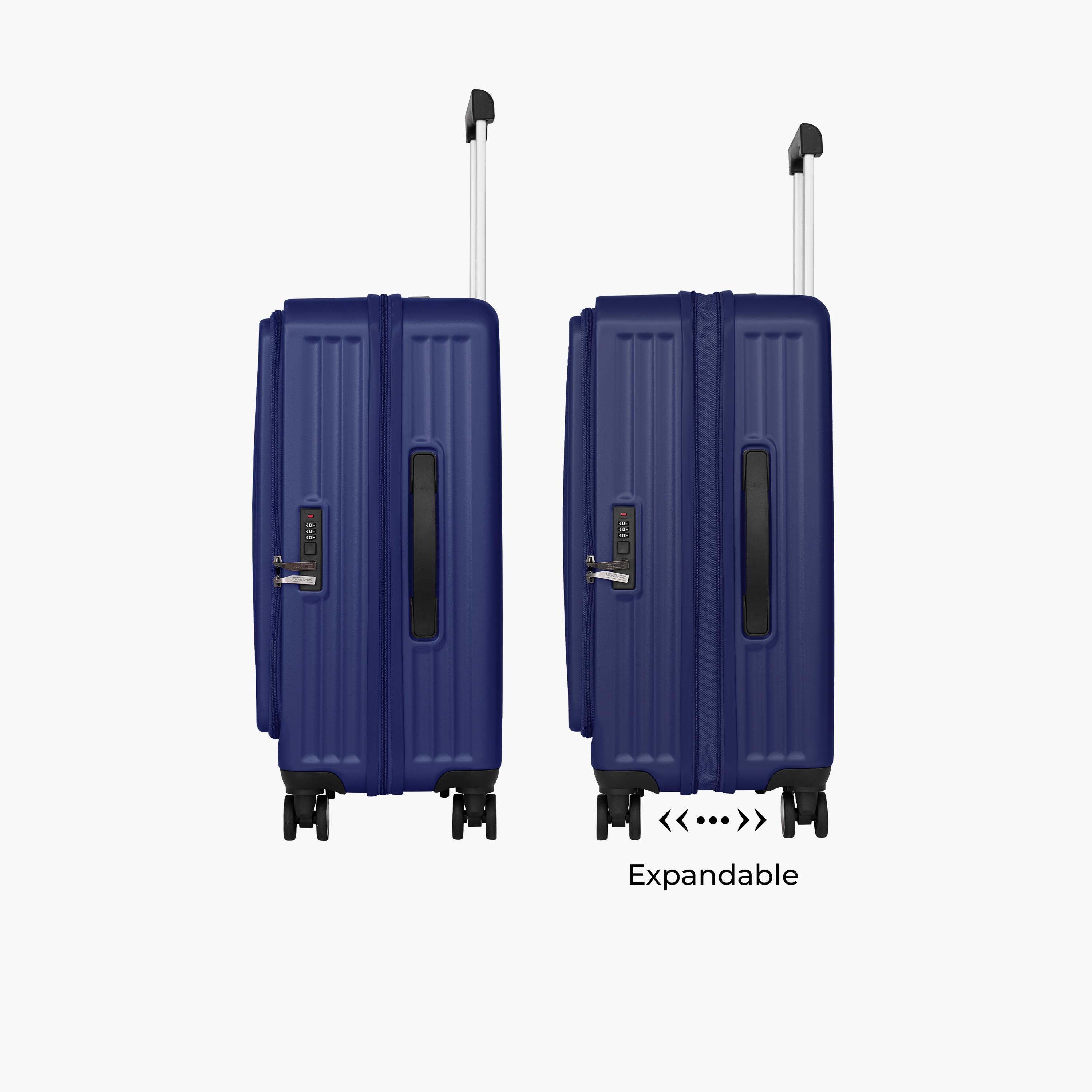 Para John Rocklite Set of 3 ABS Hard Sided 4-Wheeler Spinner Trolley Bag with Combination Lock-travel-luggagesandbags-luggage-image-8
