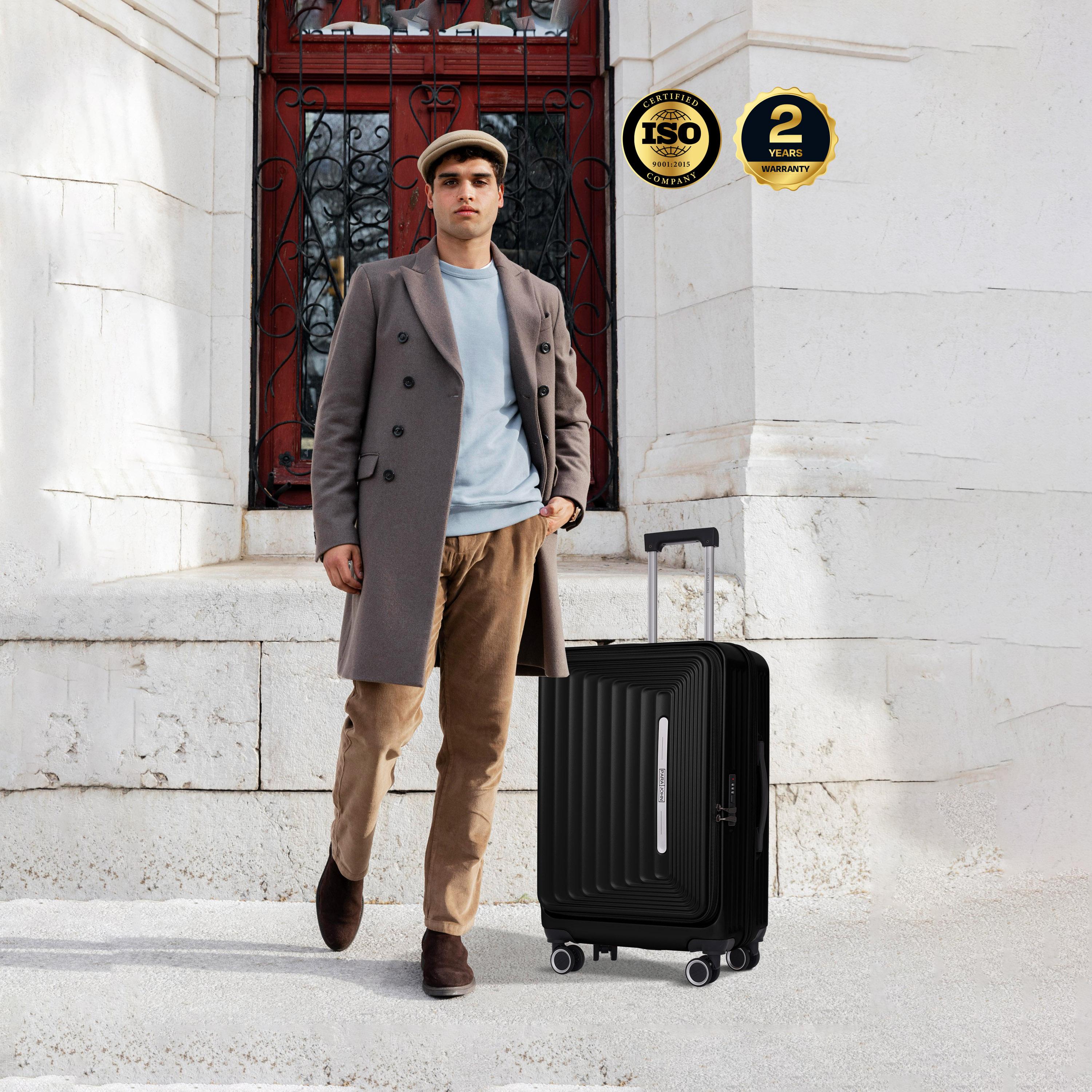 Para John Rocklite Set of 3 ABS Hard Sided 4-Wheeler Spinner Trolley Bag with Combination Lock-travel-luggagesandbags-luggage-image-7