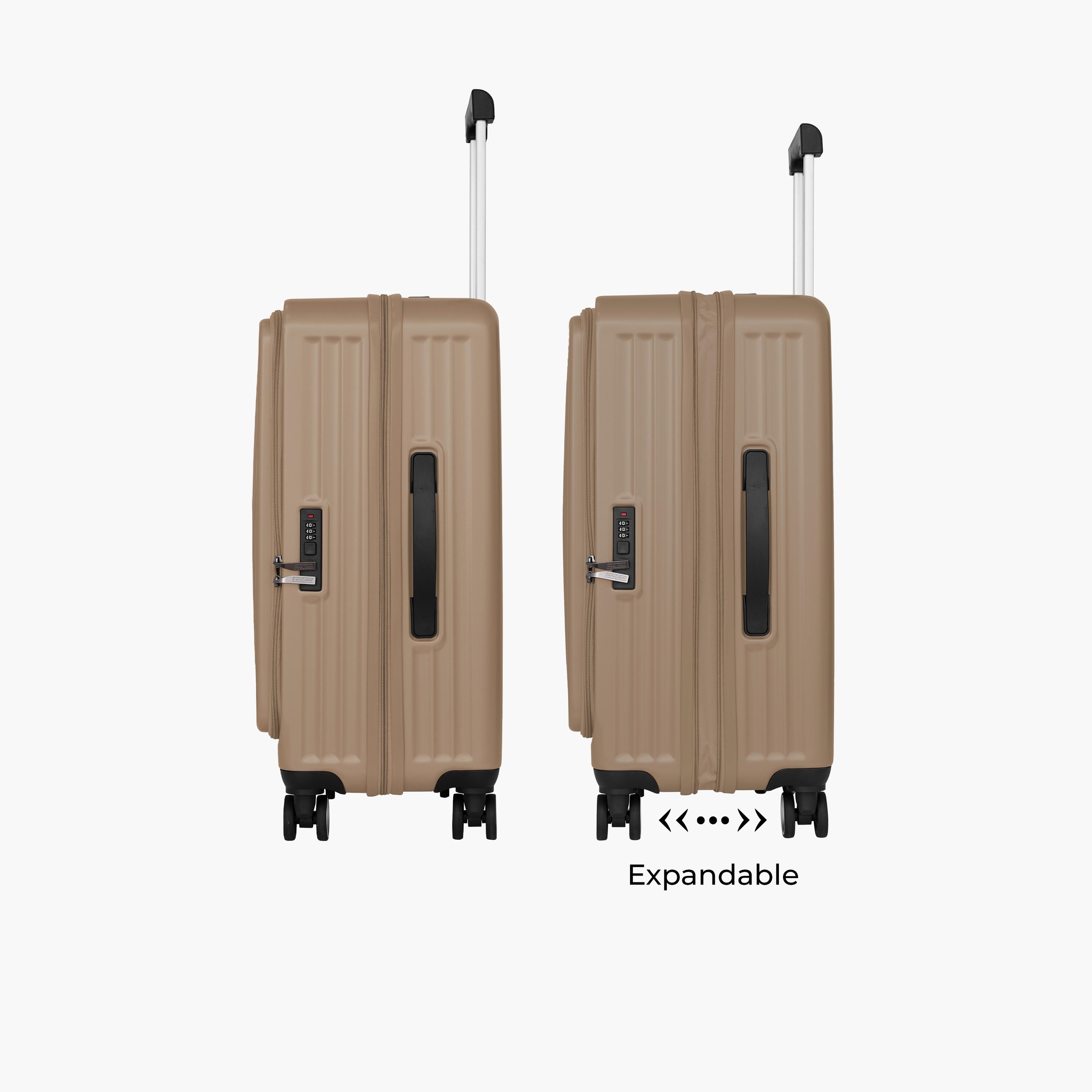 Para John Rocklite Set of 3 ABS Hard Sided 4-Wheeler Spinner Trolley Bag with Combination Lock-travel-luggagesandbags-luggage-image-8