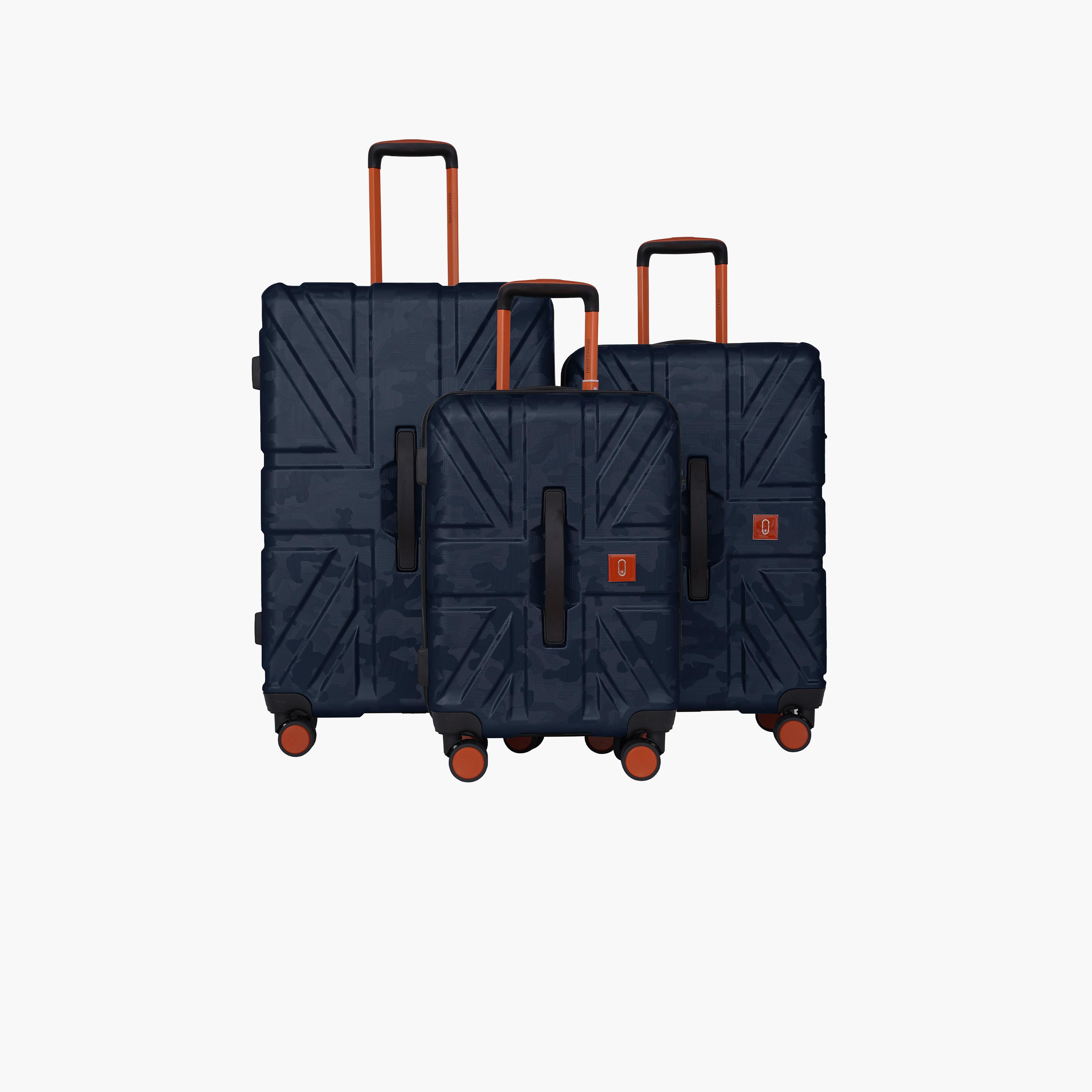 بارا جون- طقم شنط سفر بعجلات دوارة 3 قطع من مادة ABS وجوانب صلبة بقفل مركب | PJTR3230-travel-luggagesandbags-luggage-image-1