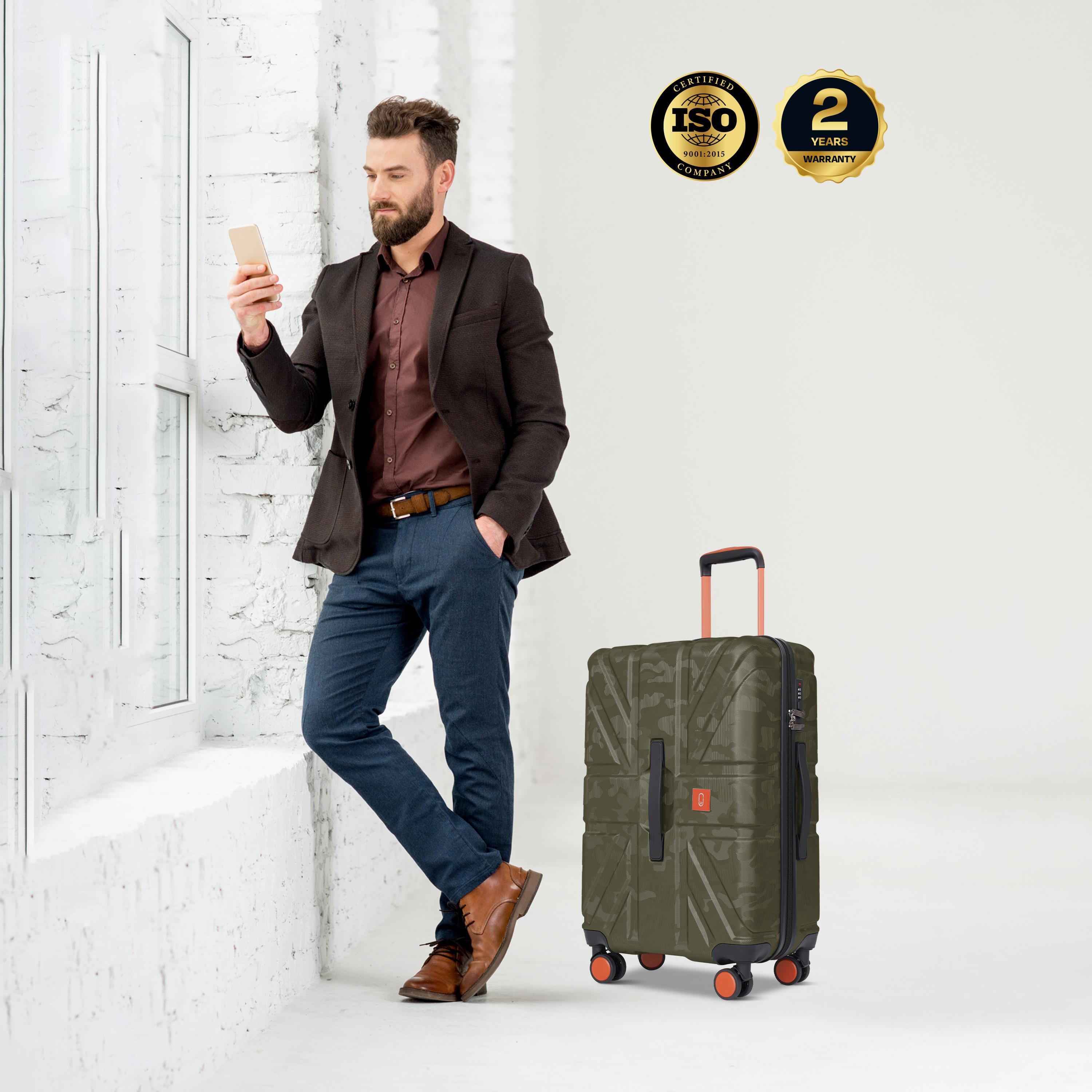 بارا جون- طقم شنط سفر بعجلات دوارة 3 قطع من مادة ABS وجوانب صلبة بقفل مركب | PJTR3230-travel-luggagesandbags-luggage-image-12