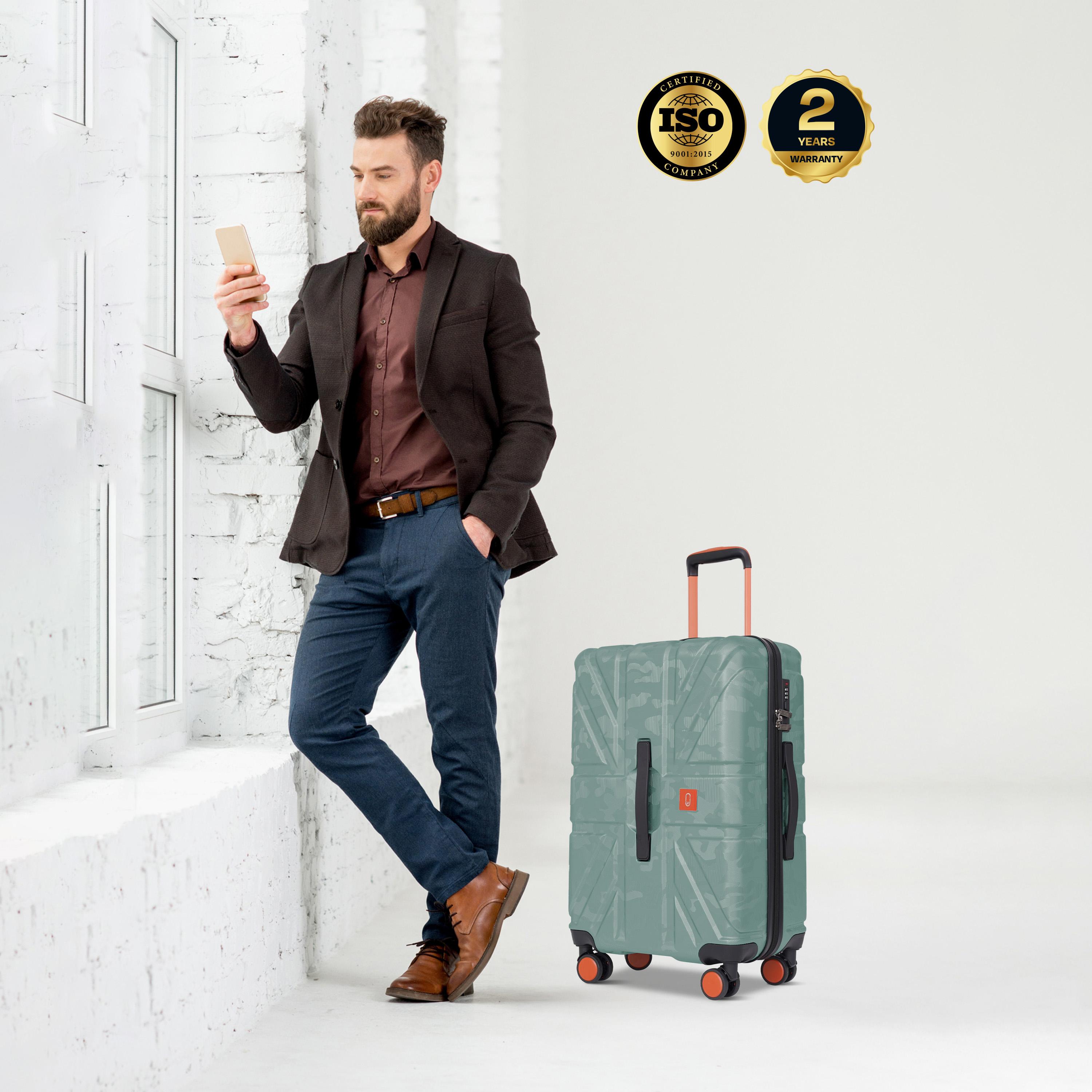 بارا جون- طقم شنط سفر بعجلات دوارة 3 قطع من مادة ABS وجوانب صلبة بقفل مركب | PJTR3230-travel-luggagesandbags-luggage-image-18
