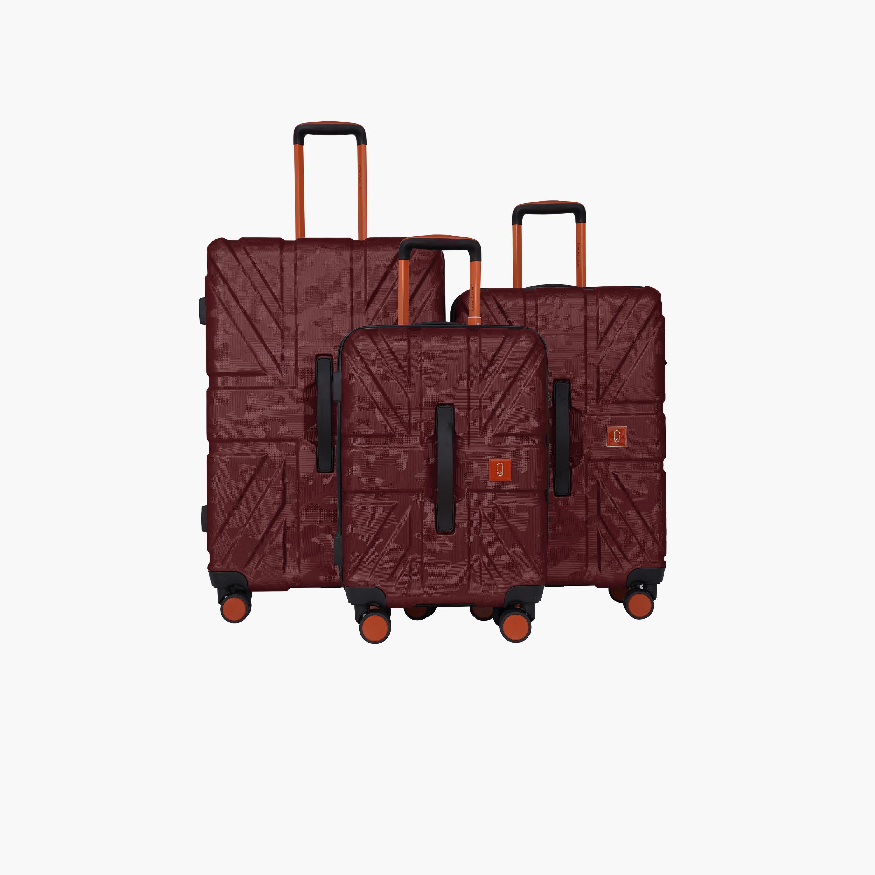 بارا جون- طقم شنط سفر بعجلات دوارة 3 قطع من مادة ABS وجوانب صلبة بقفل مركب | PJTR3230-travel-luggagesandbags-luggage-image-25