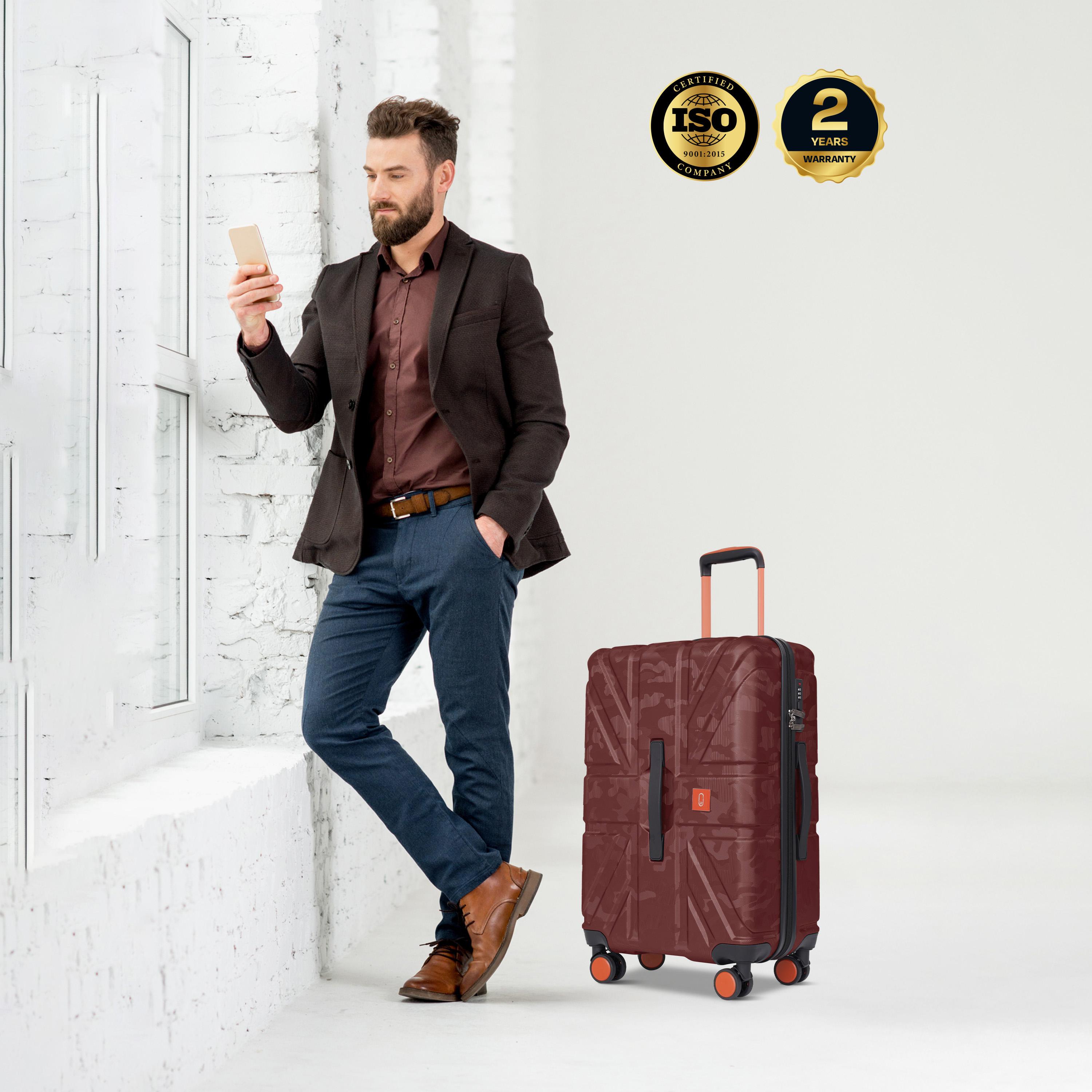 بارا جون- طقم شنط سفر بعجلات دوارة 3 قطع من مادة ABS وجوانب صلبة بقفل مركب | PJTR3230-travel-luggagesandbags-luggage-image-30