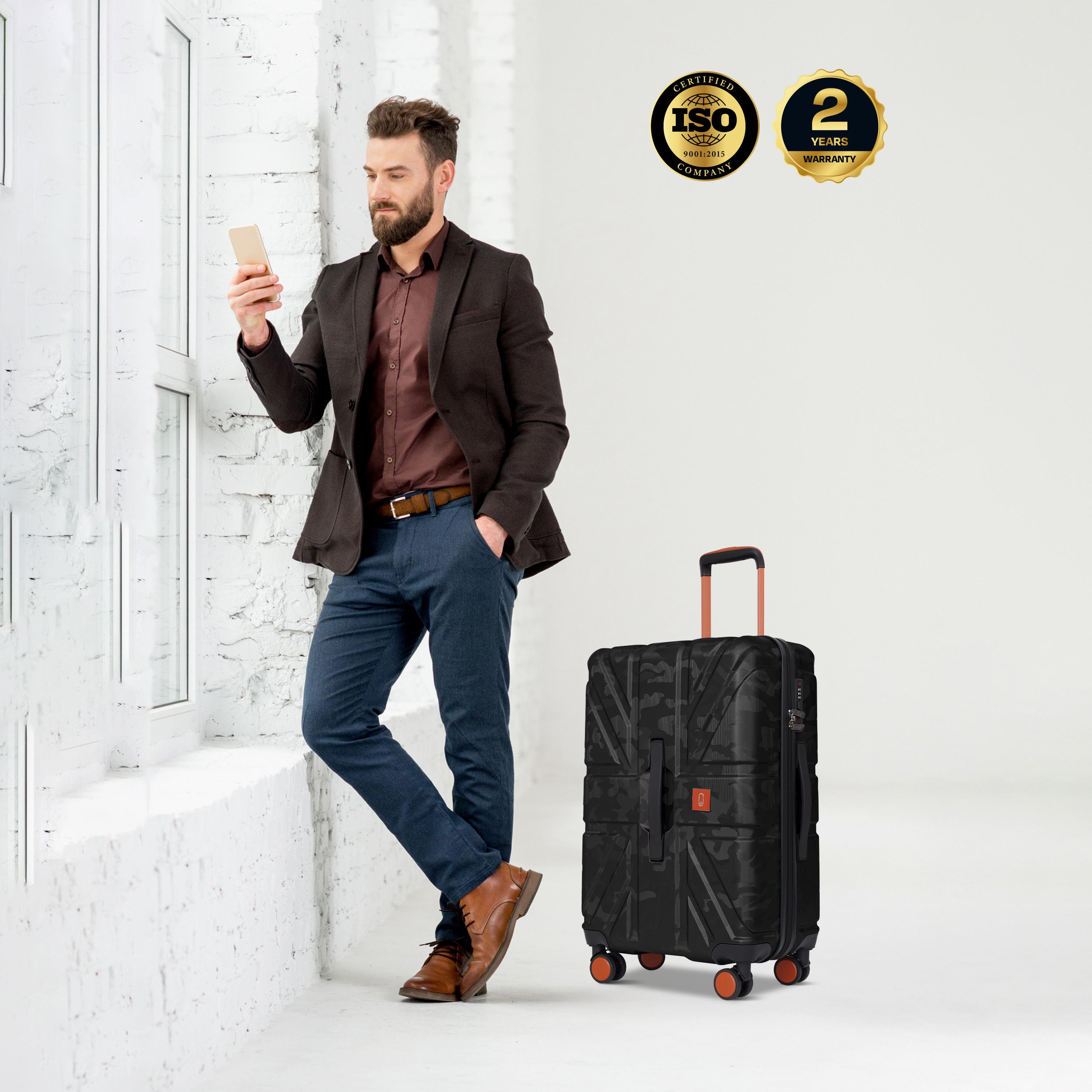 بارا جون- طقم شنط سفر بعجلات دوارة 3 قطع من مادة ABS وجوانب صلبة بقفل مركب | PJTR3230-travel-luggagesandbags-luggage-image-24