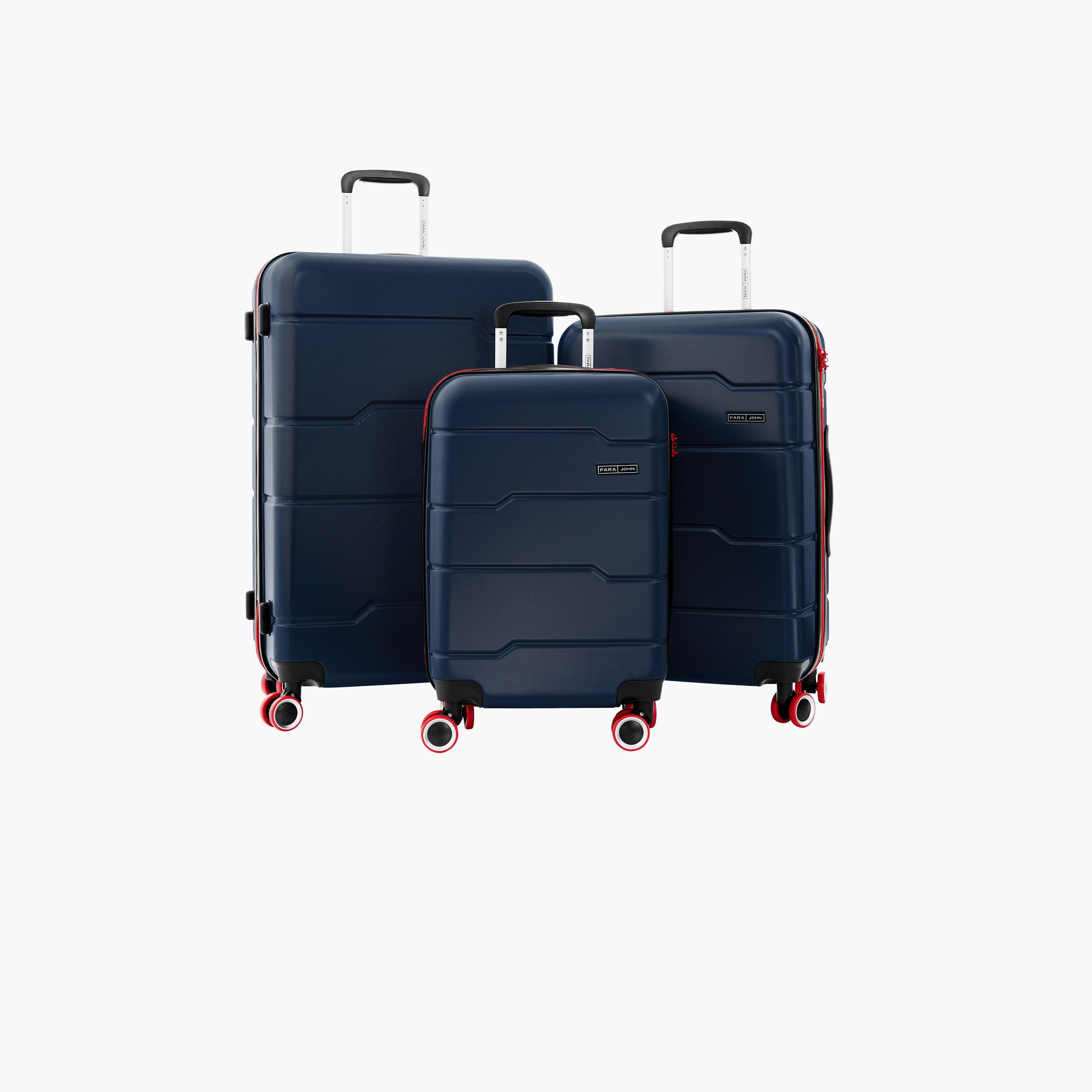 بارا جون- طقم شنط سفر بعجلات دوارة 3 قطع من مادة ABS وجوانب صلبة بقفل مركب  | PJTR3201L-travel-luggagesandbags-luggage-image-1