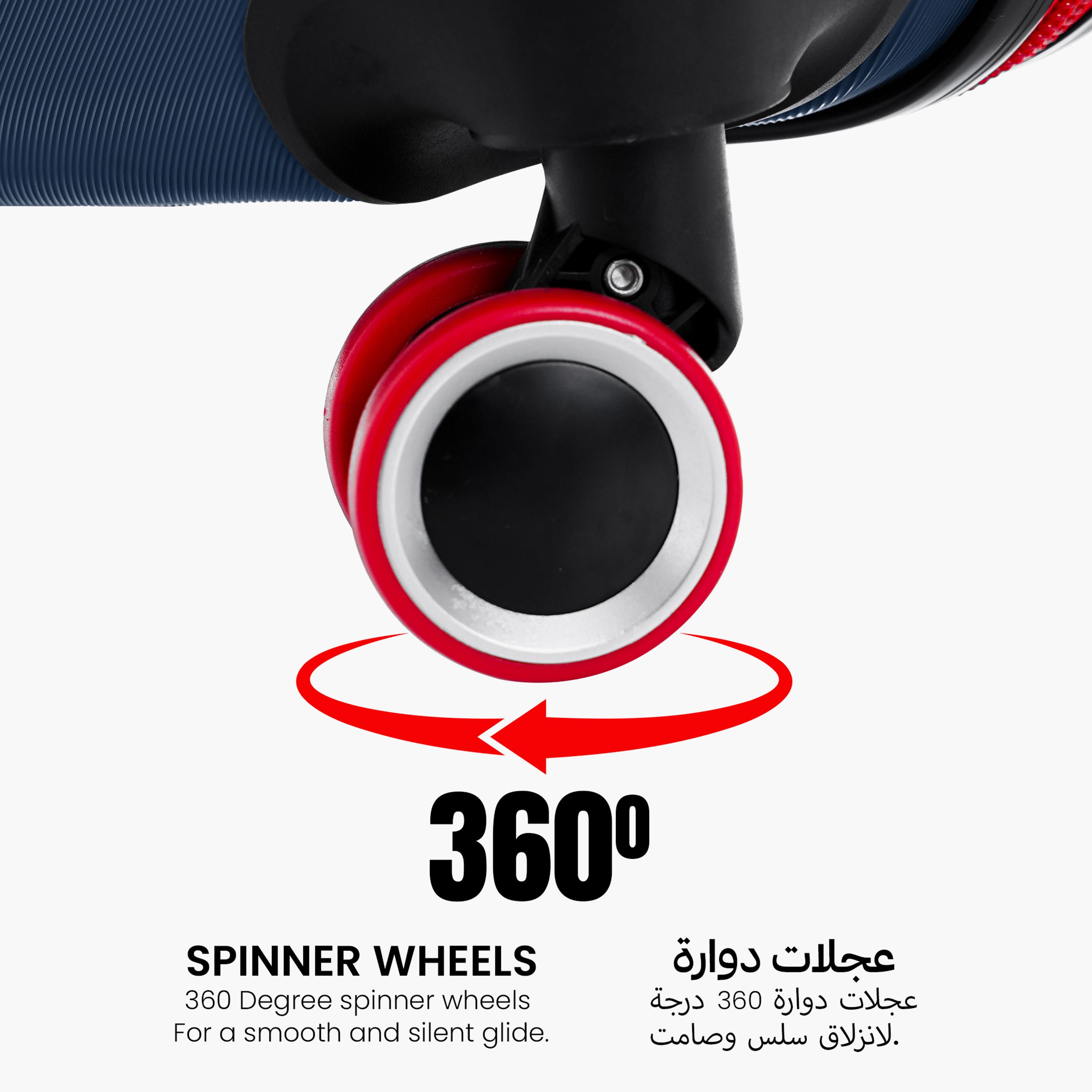 بارا جون- طقم شنط سفر بعجلات دوارة 3 قطع من مادة ABS وجوانب صلبة بقفل مركب  | PJTR3201L-travel-luggagesandbags-luggage-image-4