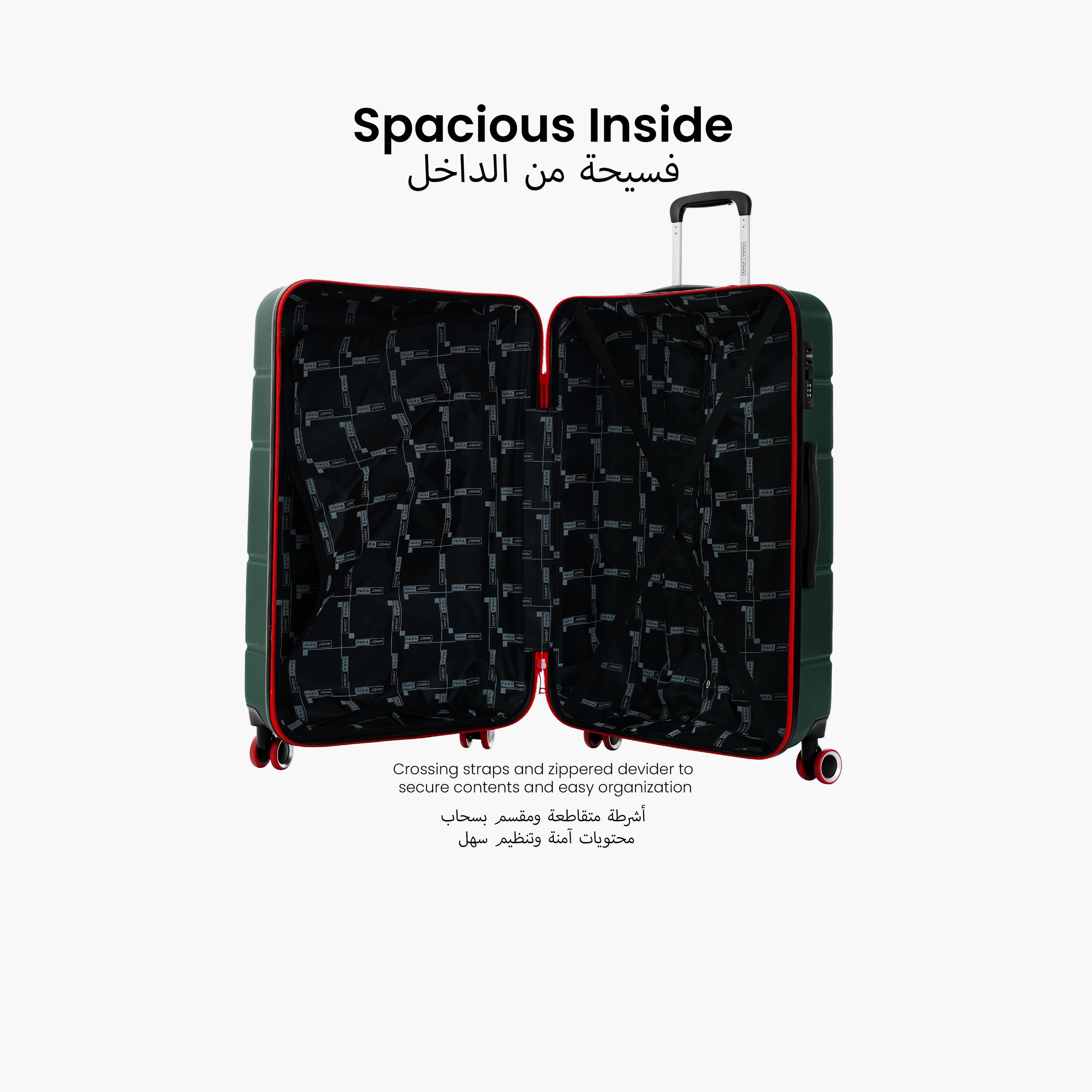 Para John Torque Set of 3 ABS Hard Sided 4-Wheeler Spinner Trolley Bag with Combination Lock-travel-luggagesandbags-luggage-image-2