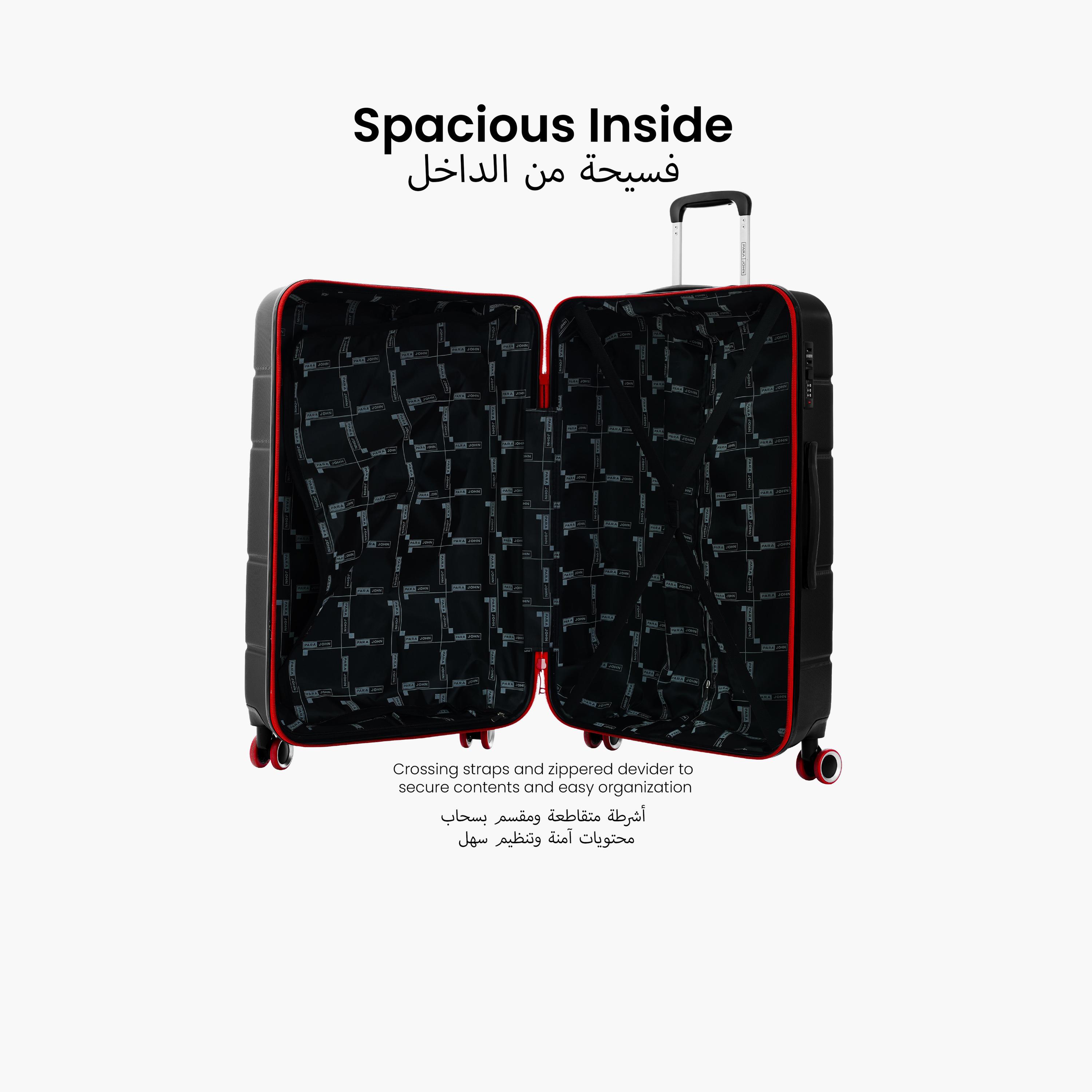 Para John Torque Set of 3 ABS Hard Sided 4-Wheeler Spinner Trolley Bag with Combination Lock-travel-luggagesandbags-luggage-image-2
