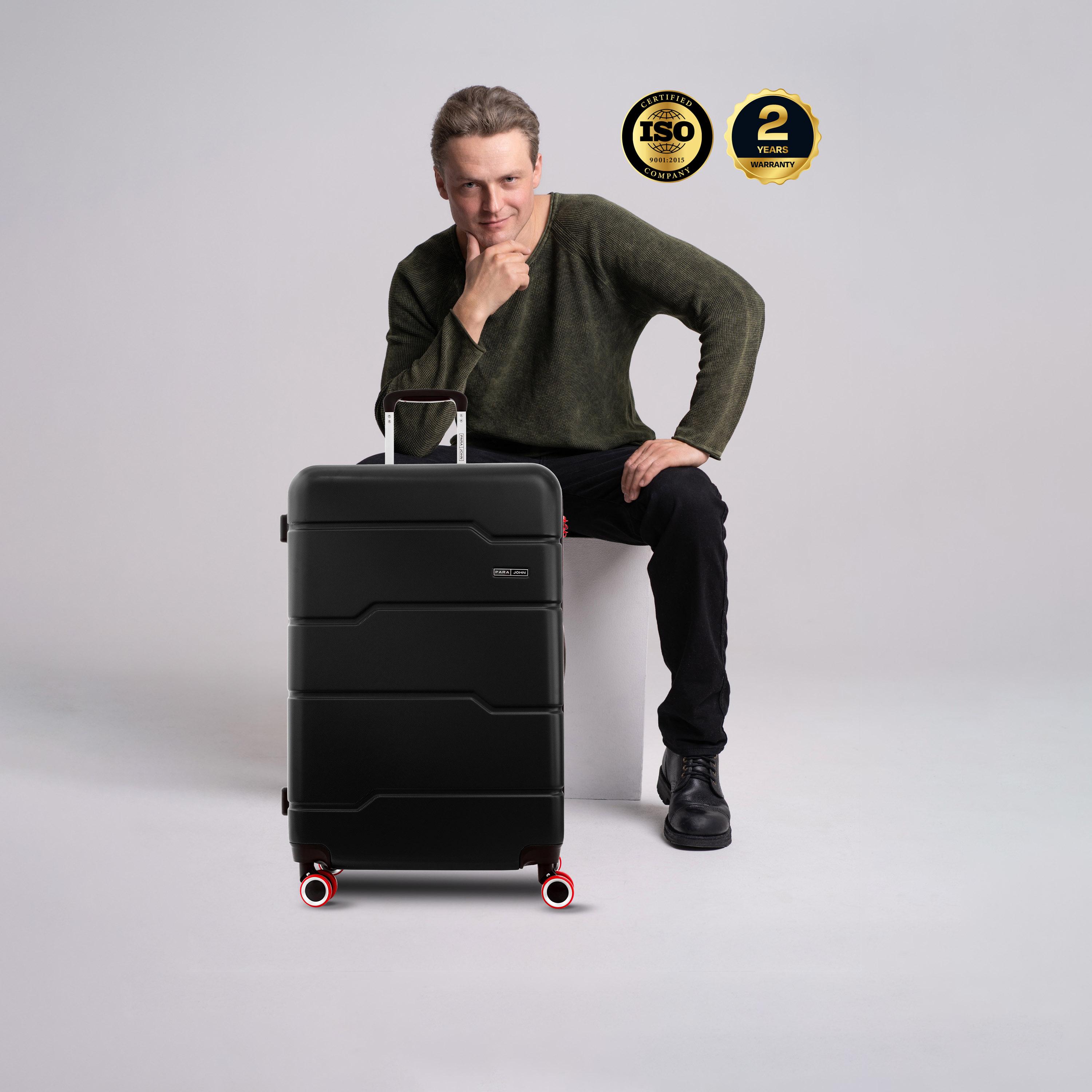 Para John Torque Set of 3 ABS Hard Sided 4-Wheeler Spinner Trolley Bag with Combination Lock-travel-luggagesandbags-luggage-image-6