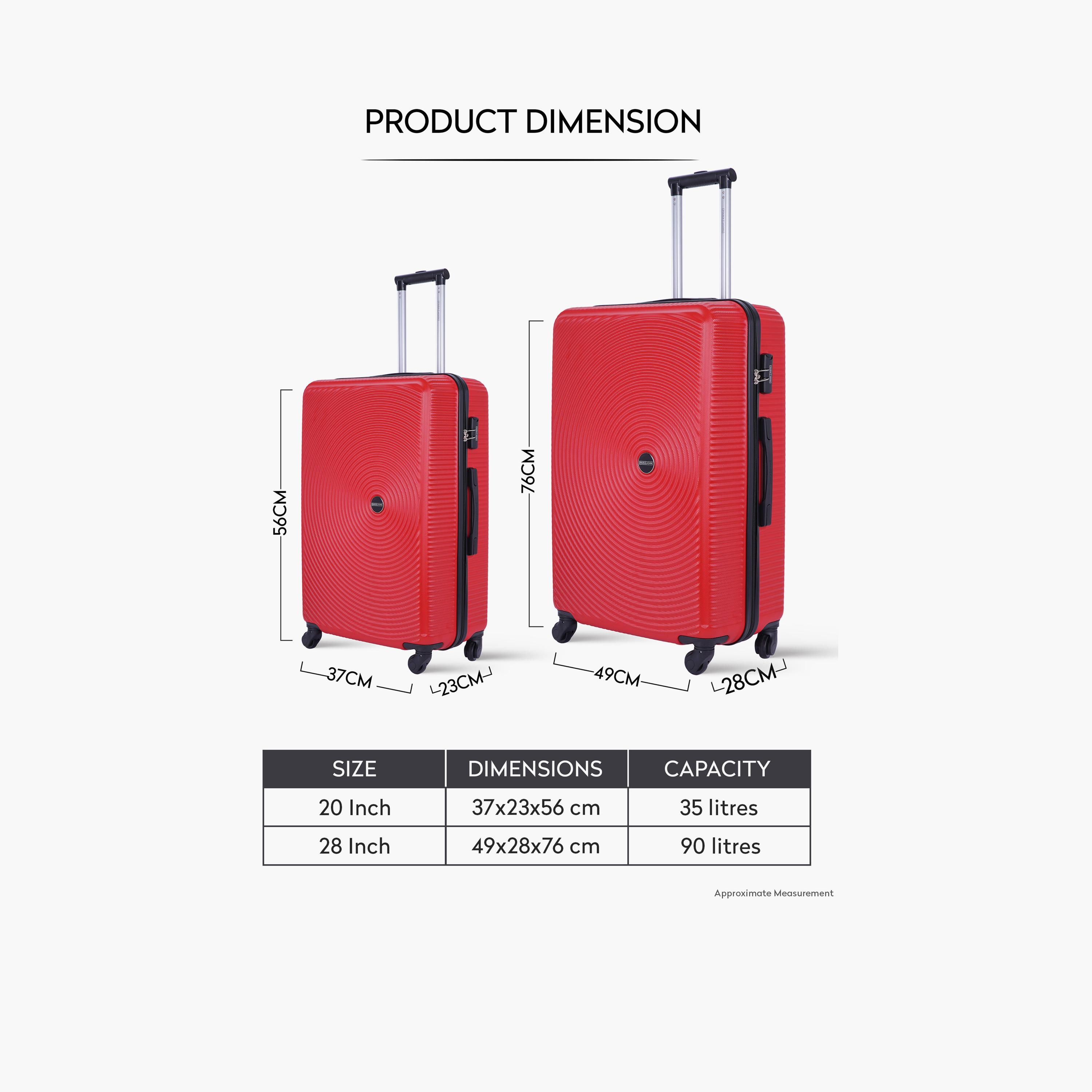 Para John Astro 83 CM Large Check-in ABS Hard Sided 4-Wheeler Spinner Trolley Bag with Combination Lock-travel-luggagesandbags-luggage-image-5