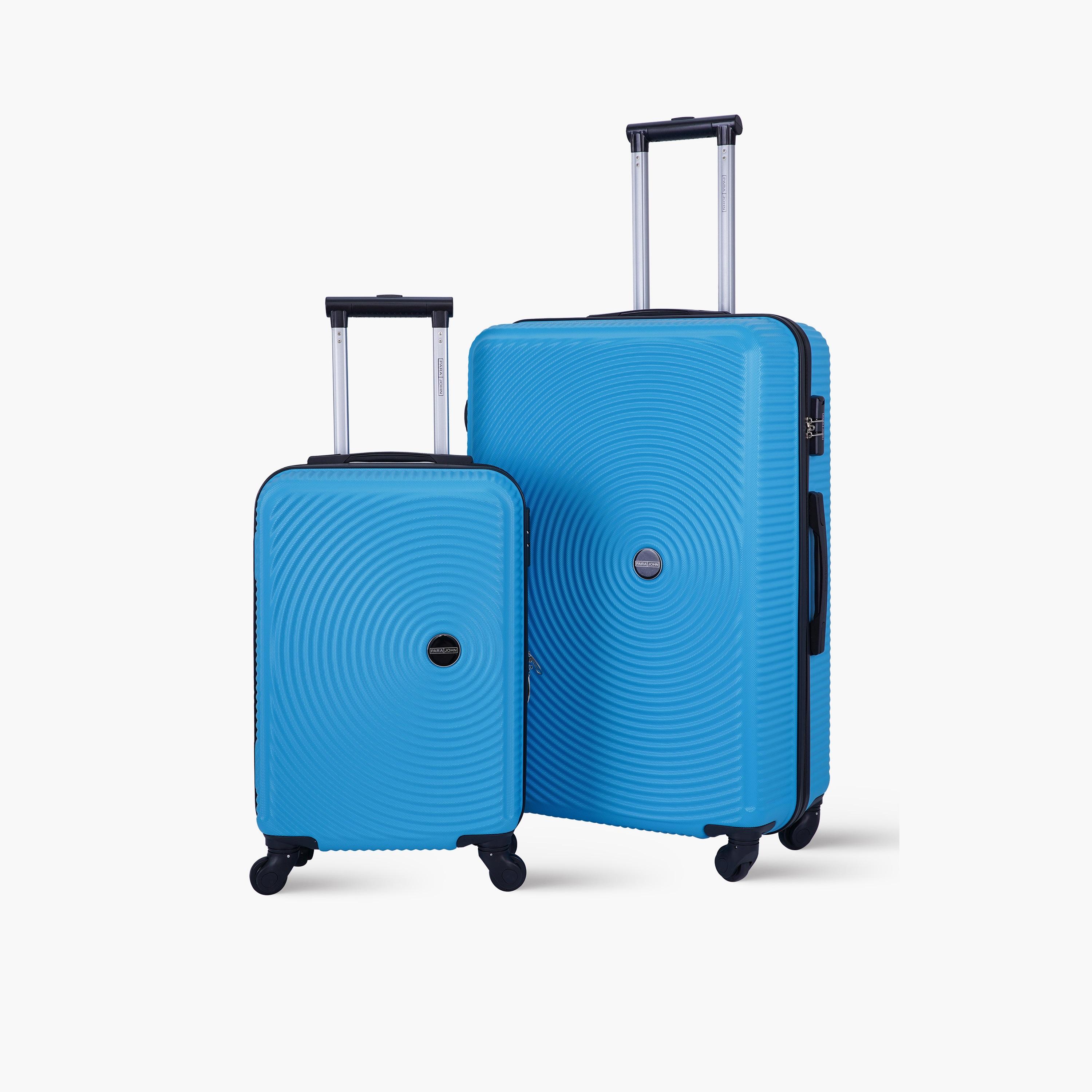 Para John Astro Set of 2 ABS Hard Sided 4-Wheeler Spinner Trolley Bag with Combination Lock-travel-luggagesandbags-luggage-image-1