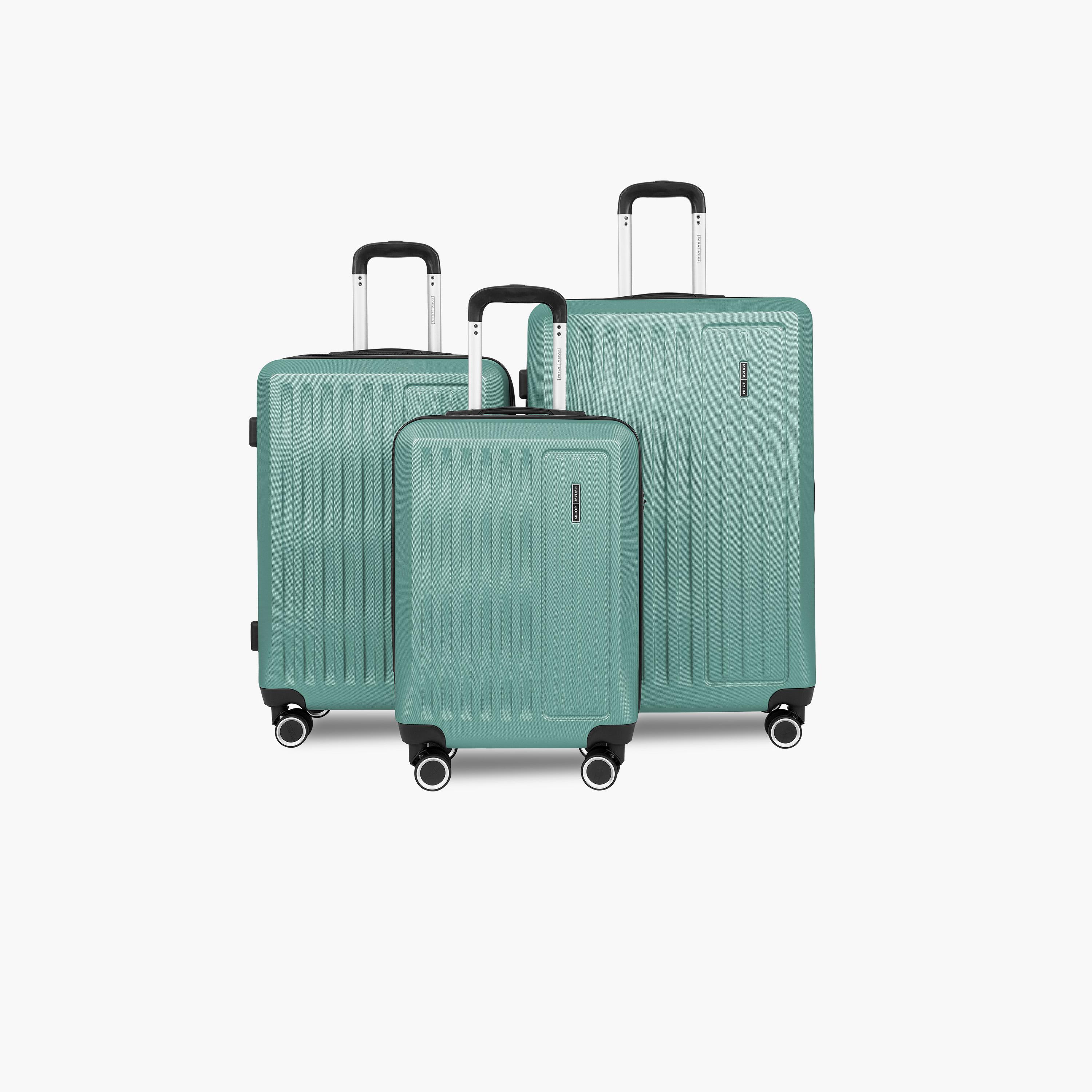 بارا جون- طقم شنط سفر بعجلات دوارة 3 قطع من مادة ABS وجوانب صلبة بقفل مركب  | PJTR3141JG-travel-luggagesandbags-luggage-image-1