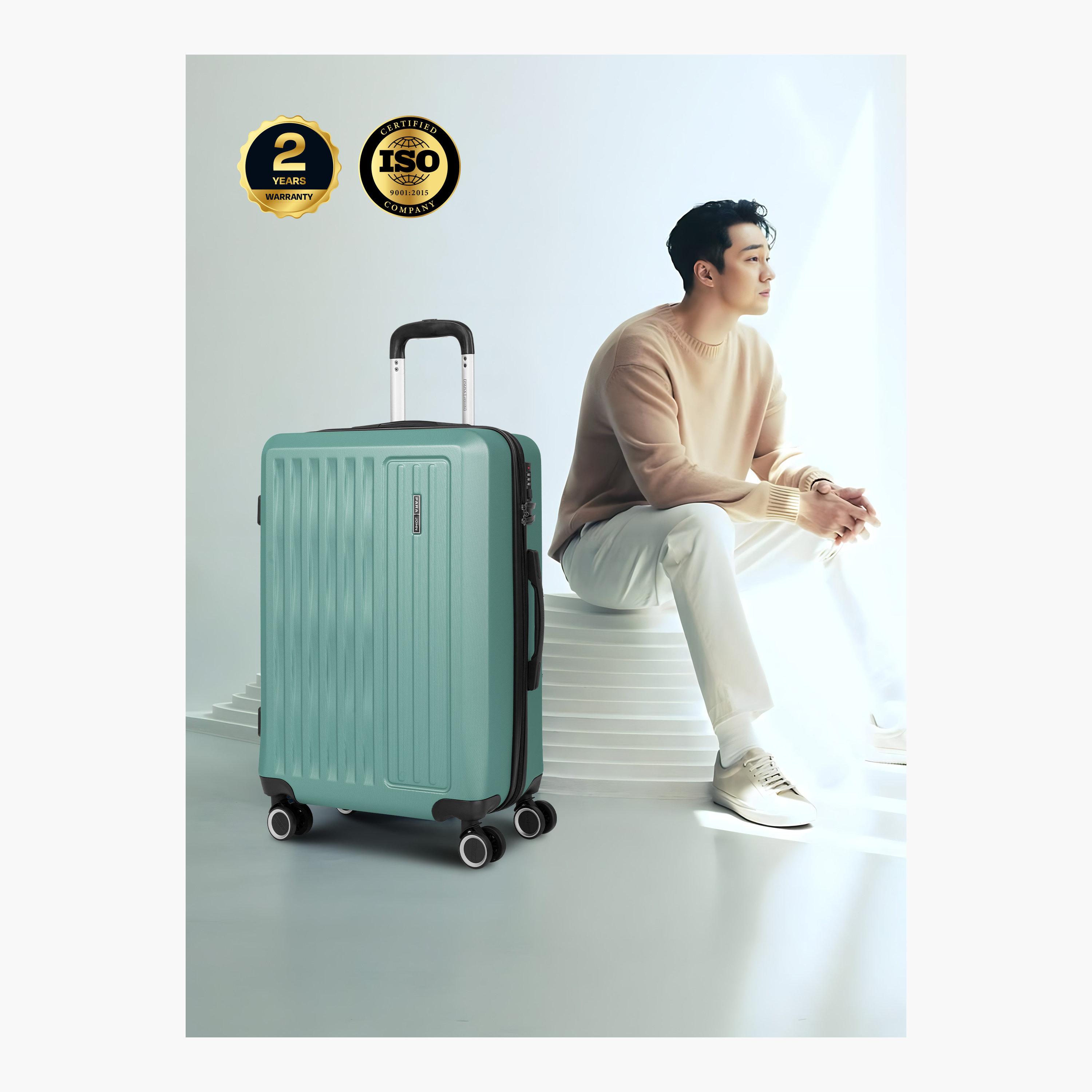 بارا جون- طقم شنط سفر بعجلات دوارة 3 قطع من مادة ABS وجوانب صلبة بقفل مركب  | PJTR3141JG-travel-luggagesandbags-luggage-image-5