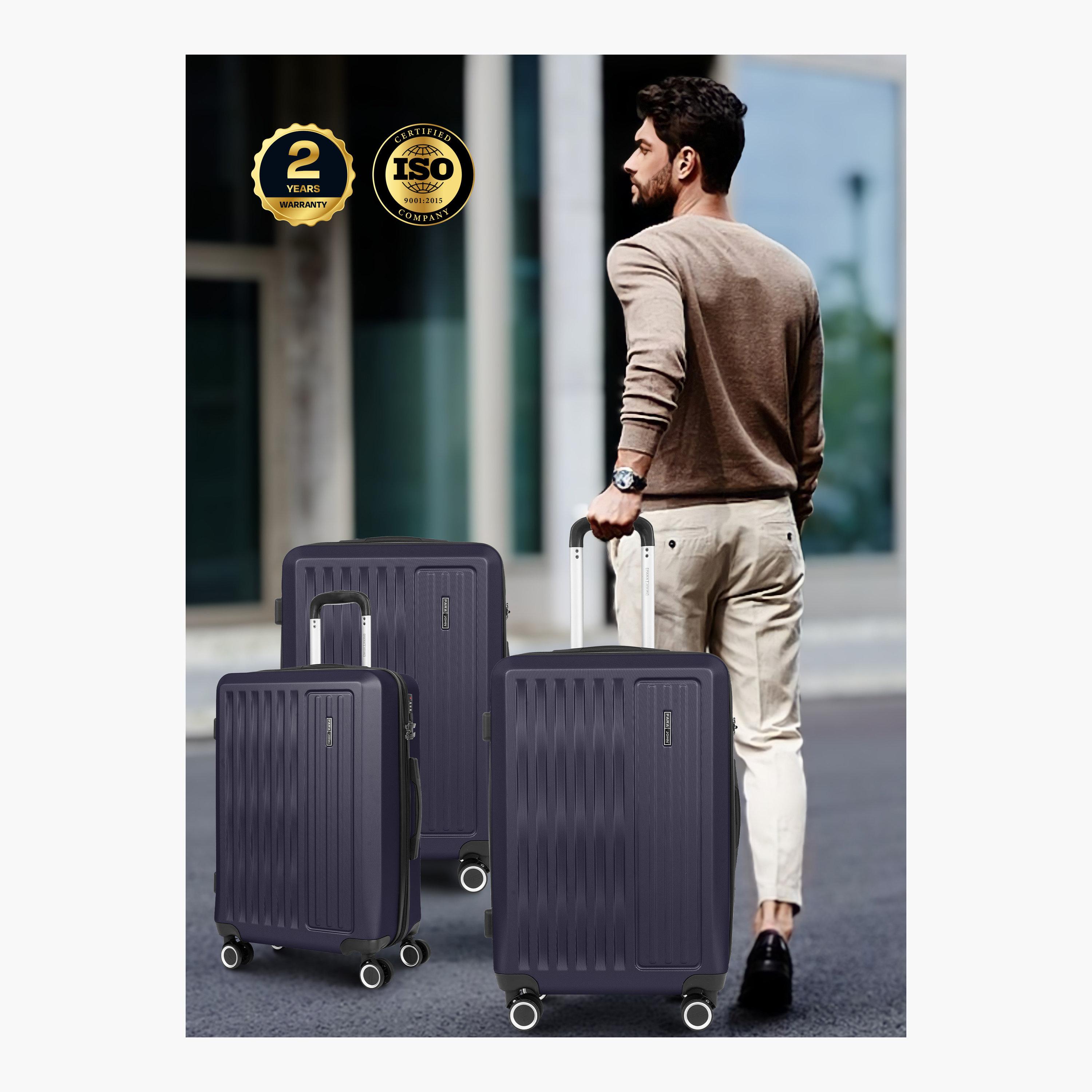 بارا جون- طقم شنط سفر بعجلات دوارة 3 قطع من مادة ABS وجوانب صلبة بقفل مركب  | PJTR3141Nv2-travel-luggagesandbags-luggage-image-7