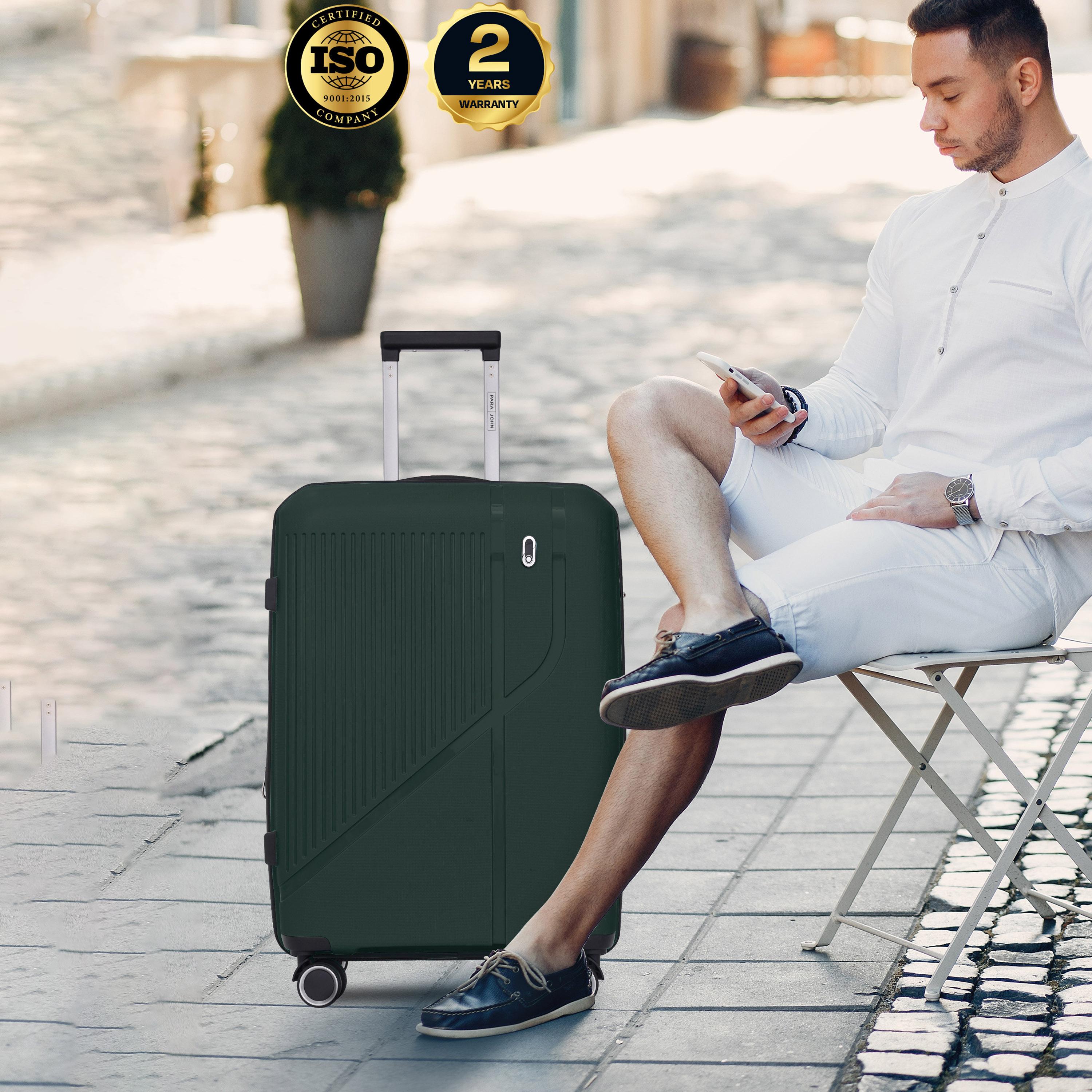بارا جون- طقم شنط سفر بعجلات دوارة 3 قطع من مادة ABS وجوانب صلبة بقفل مركب  | PJTR3183DG-travel-luggagesandbags-luggage-image-8