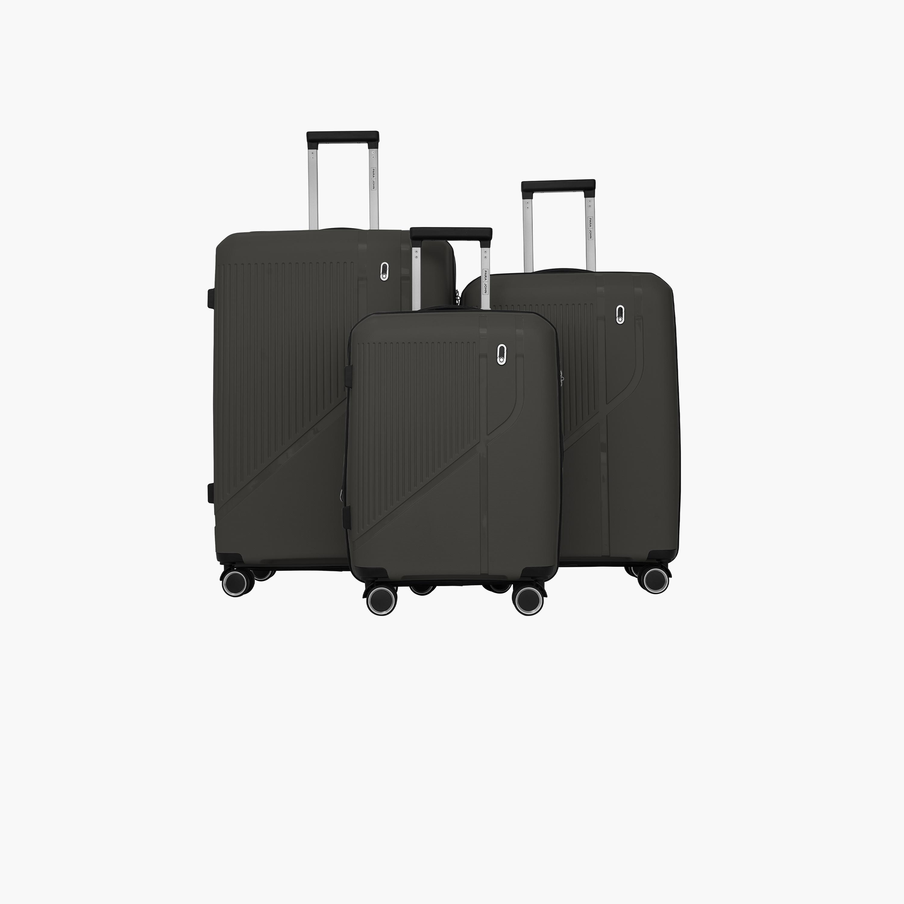 بارا جون- طقم شنط سفر بعجلات دوارة 3 قطع من مادة ABS وجوانب صلبة بقفل مركب  | PJTR3183DC-travel-luggagesandbags-luggage-image-1