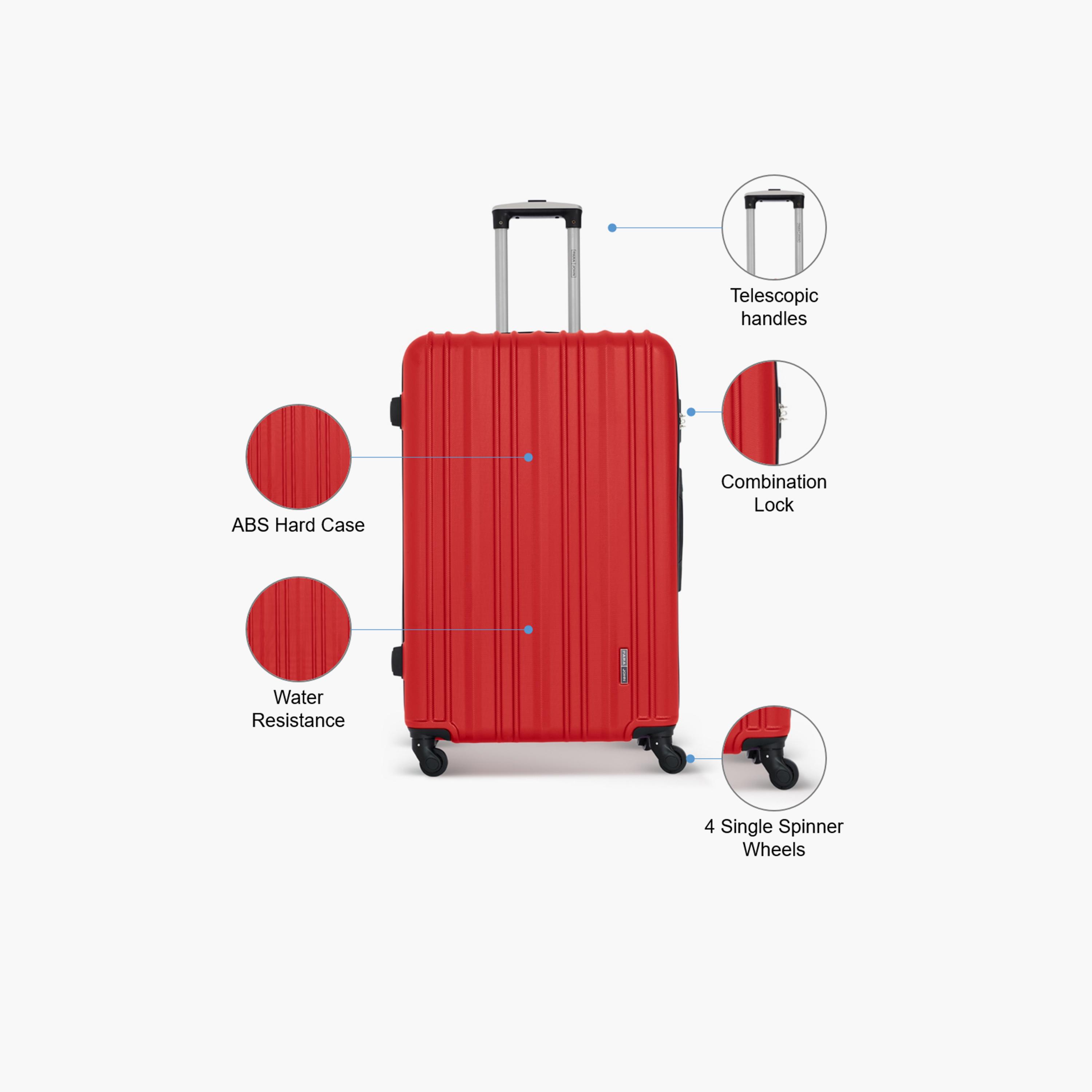 Para John 57 CM Small Cabin ABS Hard Sided 4-Wheeler Spinner Trolley Bag with Combination Lock | PJTR3181R-20-travel-luggagesandbags-luggage-image-3