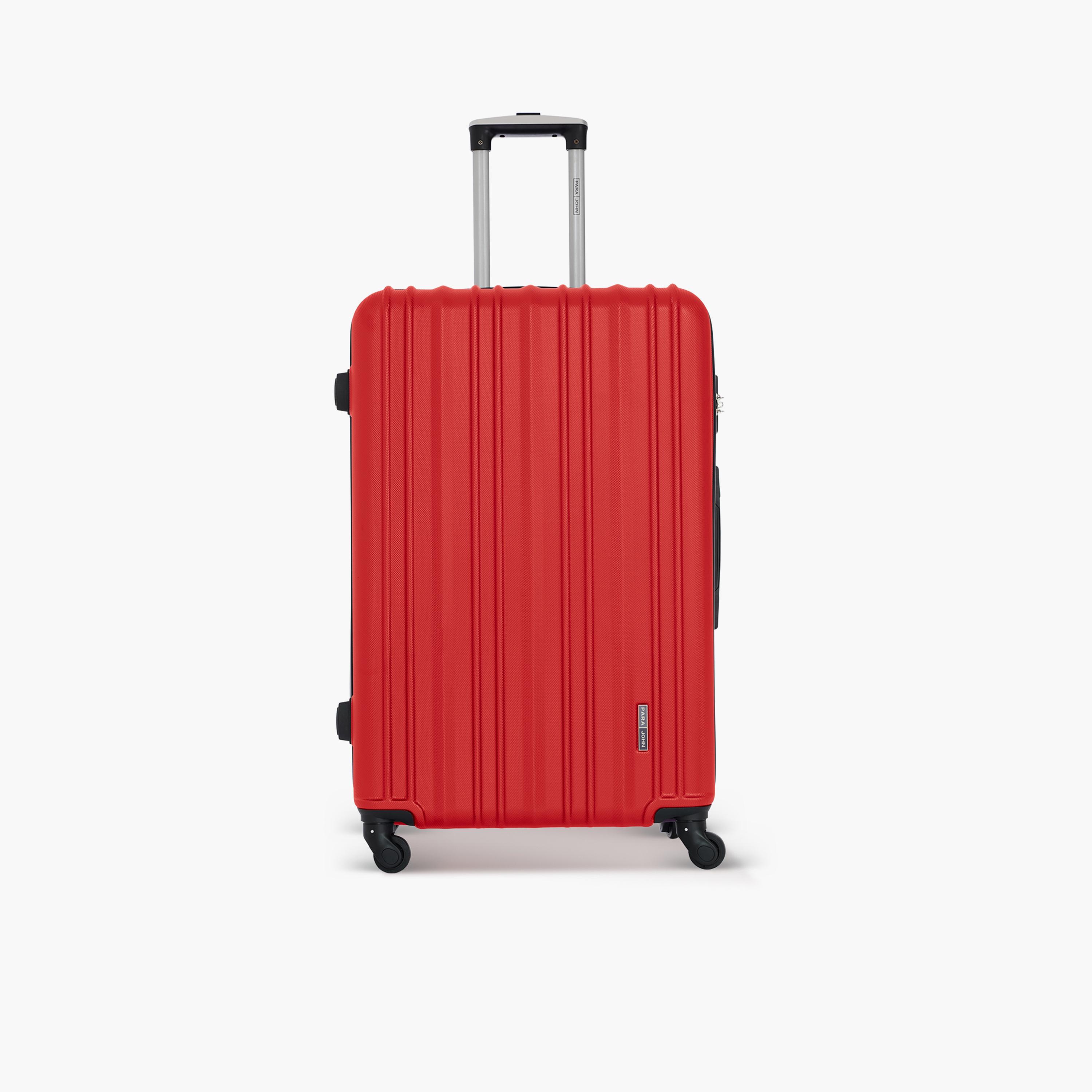Para John 65 CM Medium Check-in ABS Hard Sided 4-Wheeler Spinner Trolley Bag with Combination Lock | PJTR3181R-24-travel-luggagesandbags-luggage-image-1
