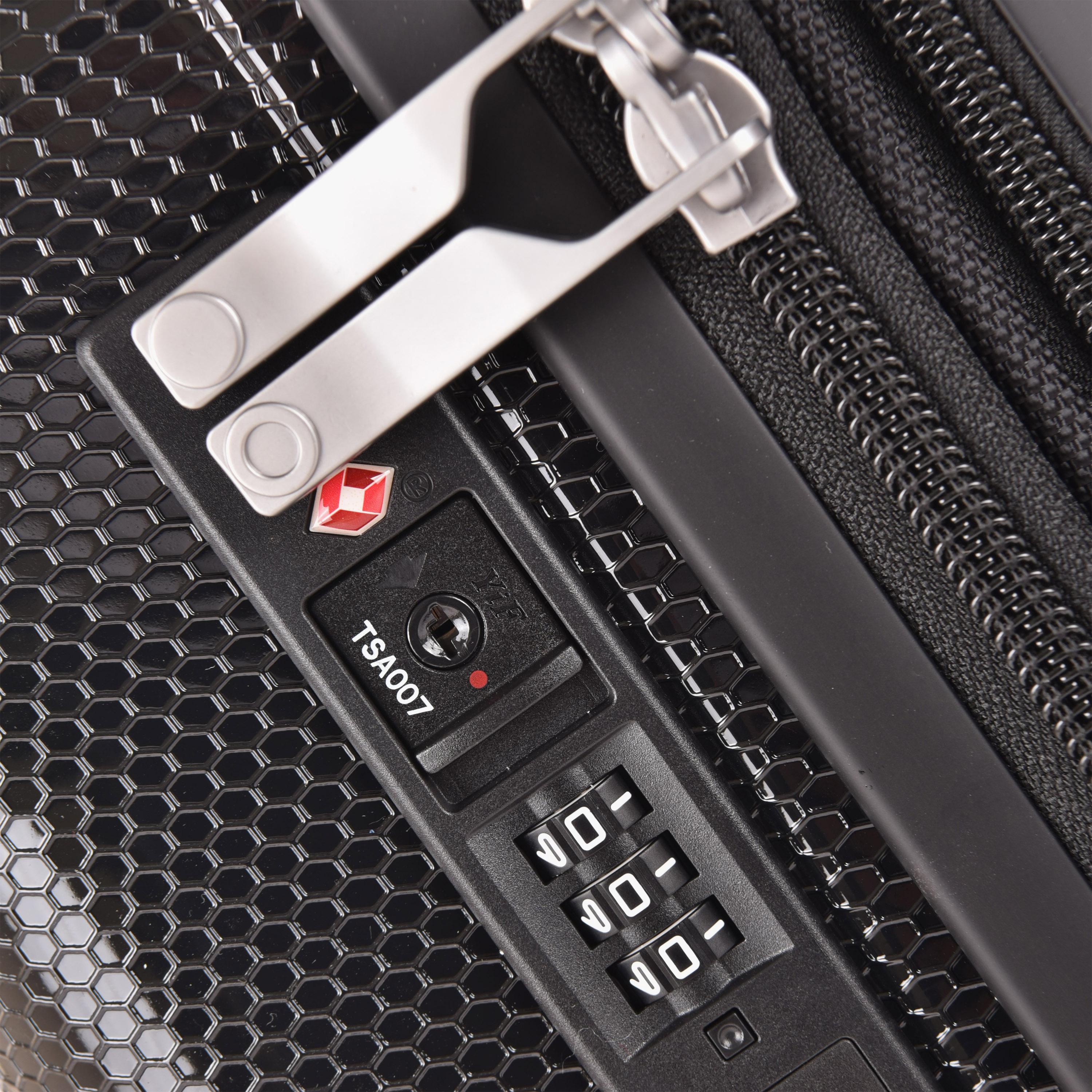 Echolac Set of 4 Polycarbonate with ABS Hard Sided 4-Wheeler Spinner Trolley Bag with TSA Lock | PC185SA-4P-travel-luggagesandbags-luggage-image-6