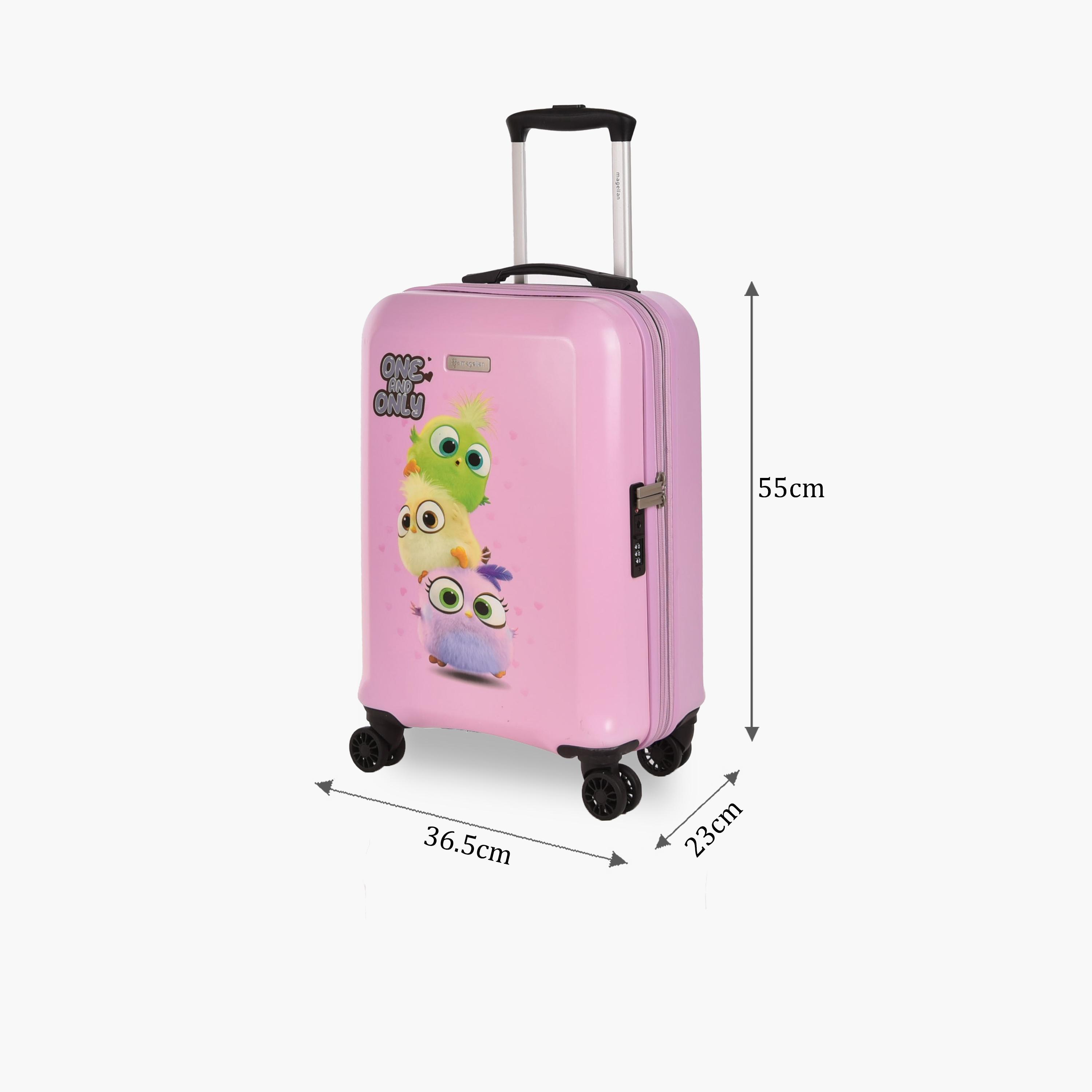 Magellan 55 CM Small Cabin Polycarbonate with ABS Hard Sided 4-Wheeler Spinner Trolley Bag with TSA Lock | 2314-20 one and only-travel-kidstrolleyandbags-image-2