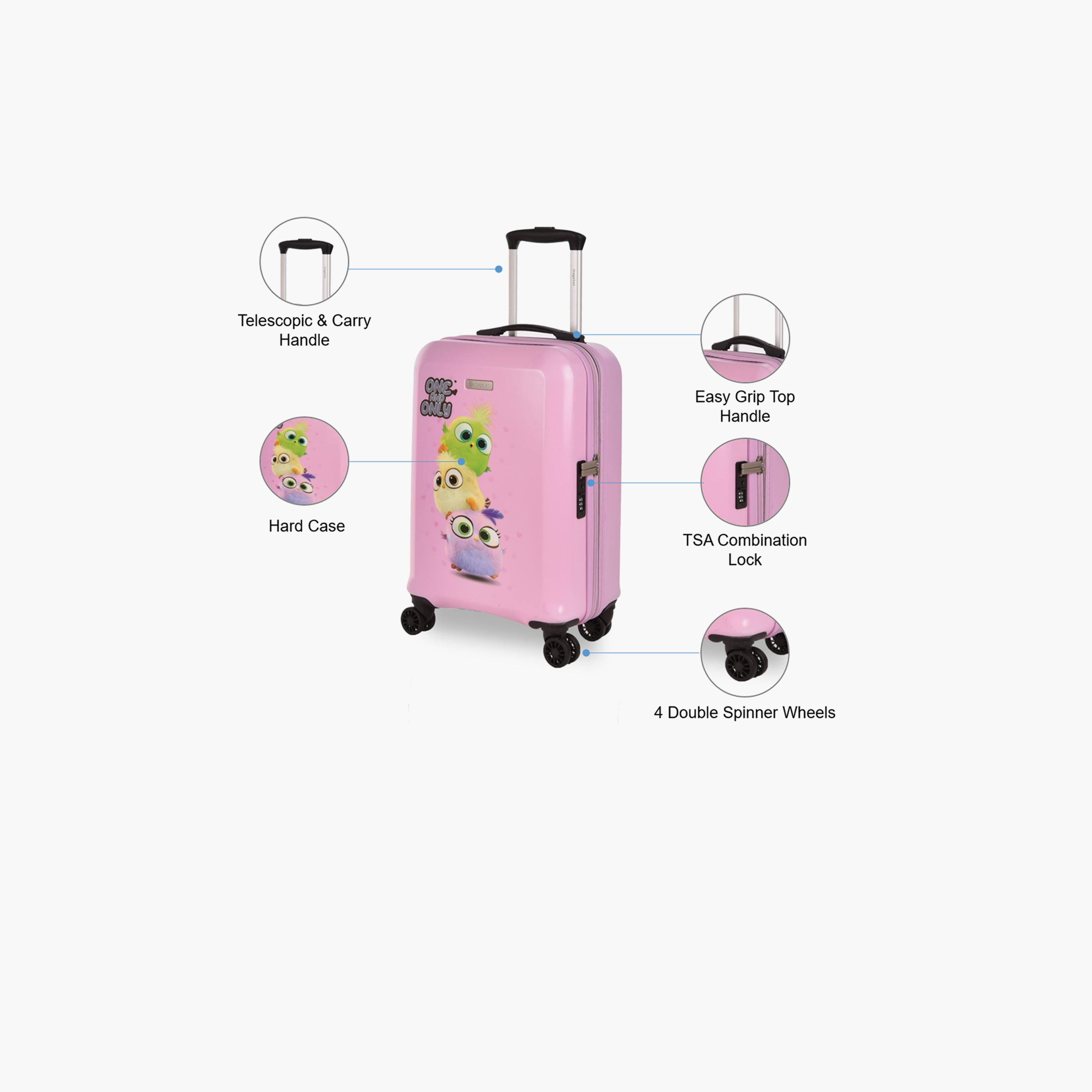 Magellan 55 CM Small Cabin Polycarbonate with ABS Hard Sided 4-Wheeler Spinner Trolley Bag with TSA Lock | 2314-20 one and only-travel-kidstrolleyandbags-image-3